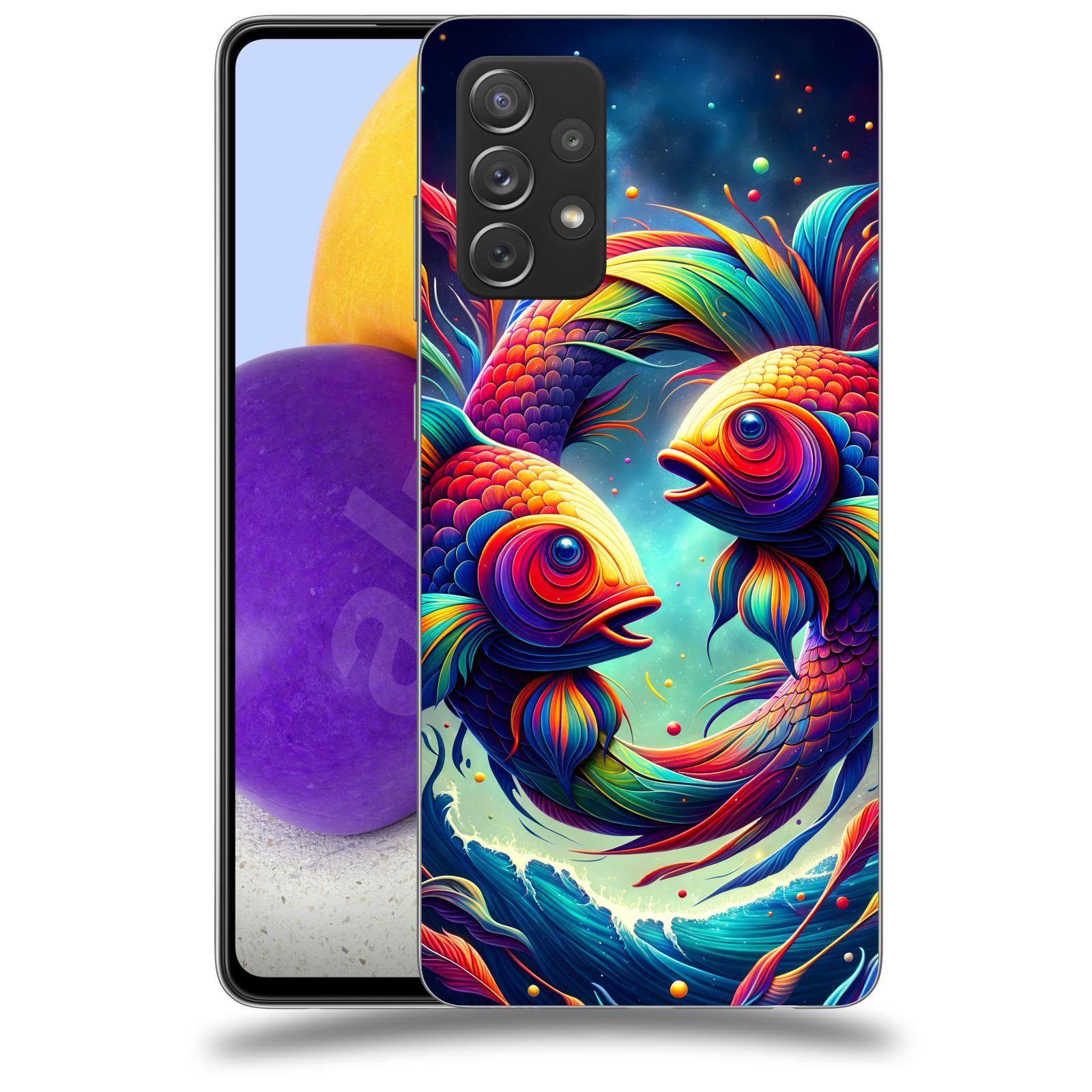 ACOVER Kryt na mobil Samsung Galaxy A73 5G - Ryby
