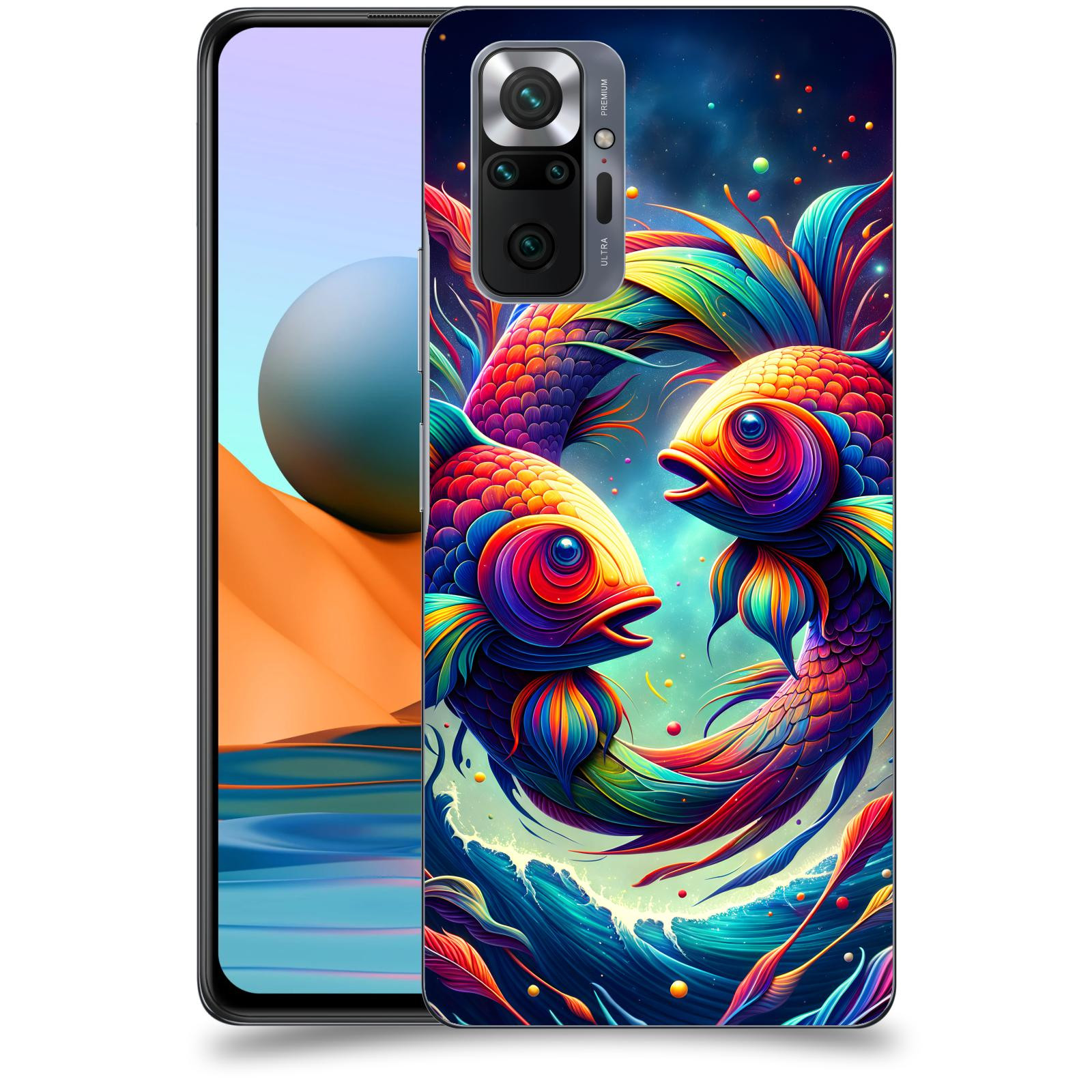 ACOVER Kryt na mobil Xiaomi Redmi Note 10 Pro - Ryby