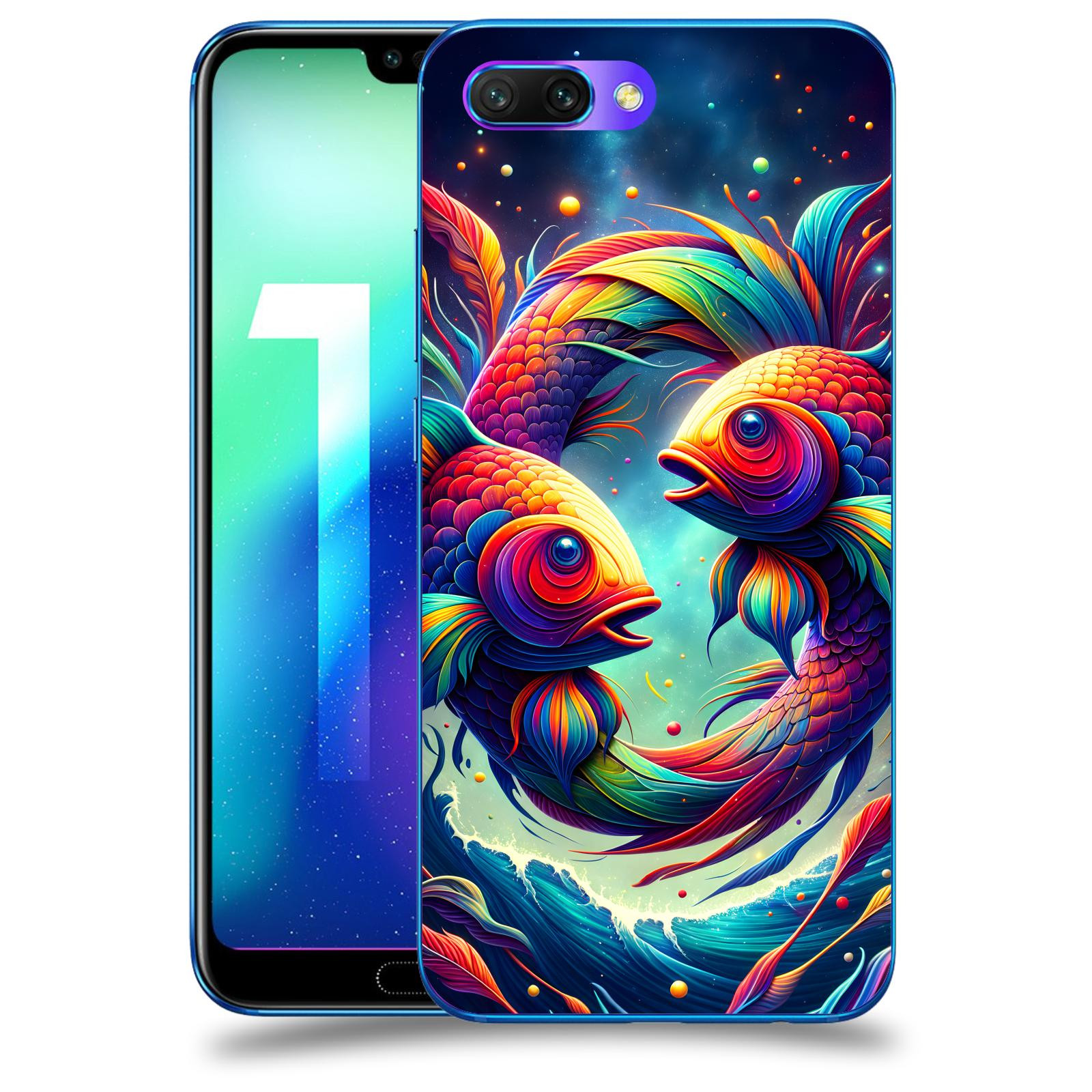 ACOVER Kryt na mobil Honor 10 - Ryby
