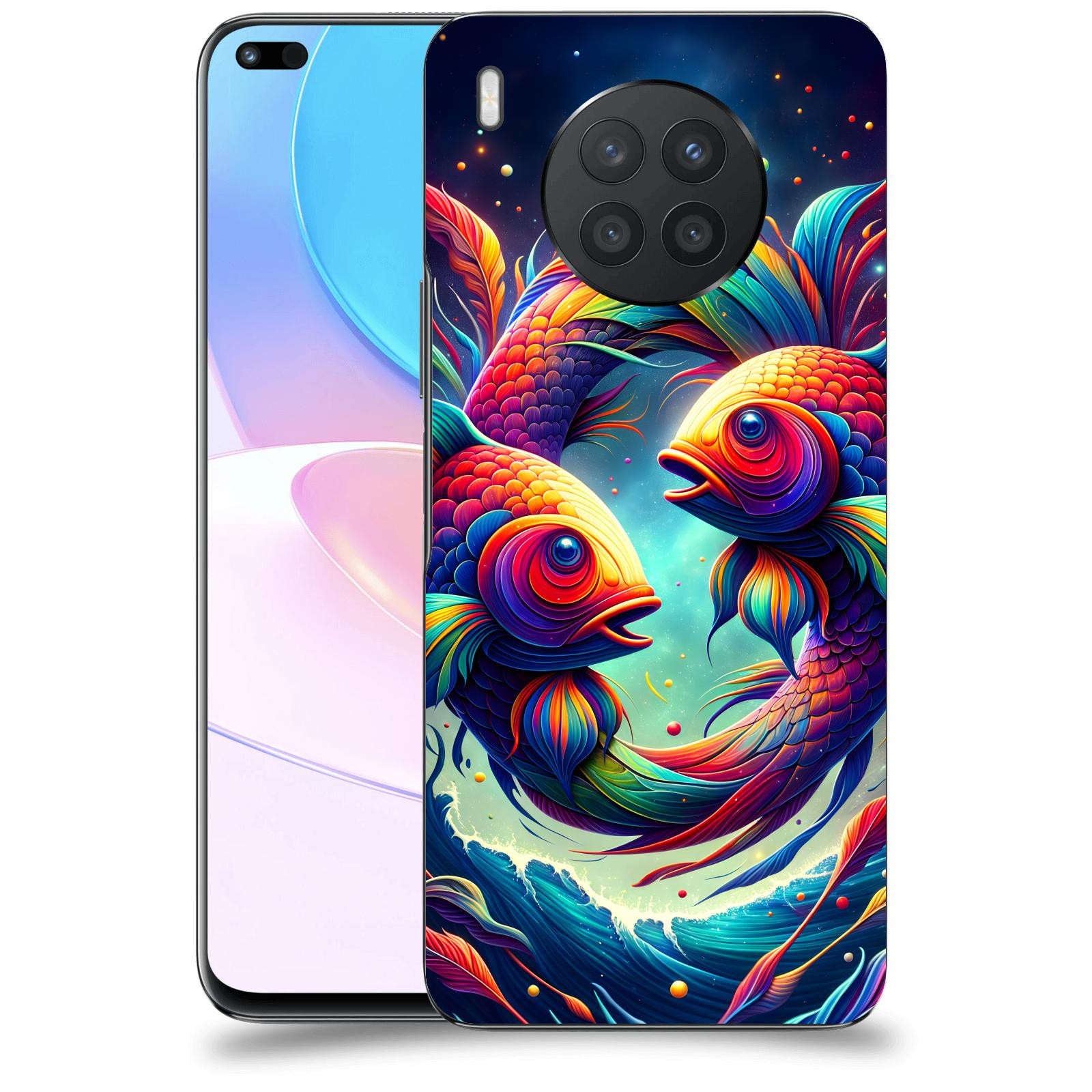 ACOVER Kryt na mobil Honor 50 Lite - Ryby