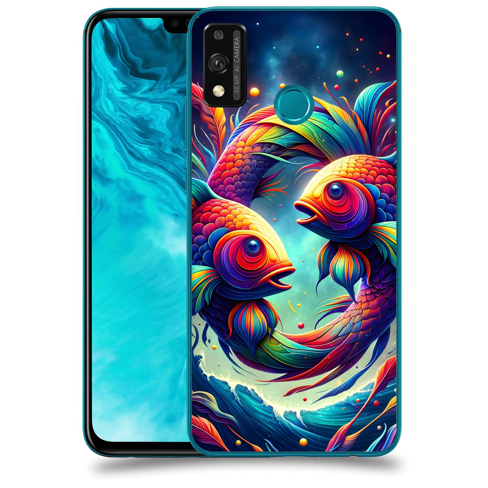 ACOVER Kryt na mobil Honor 9X Lite - Ryby