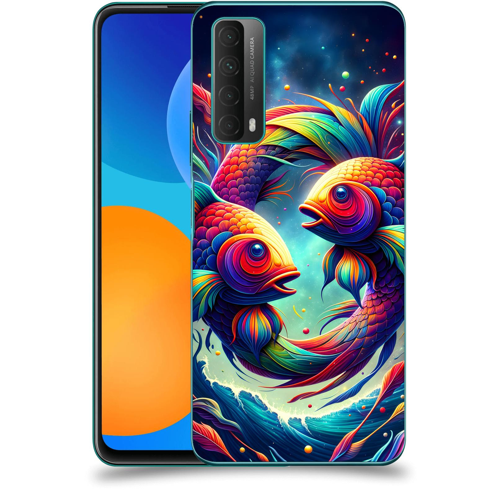 ACOVER Kryt na mobil Huawei P Smart 2021 - Ryby