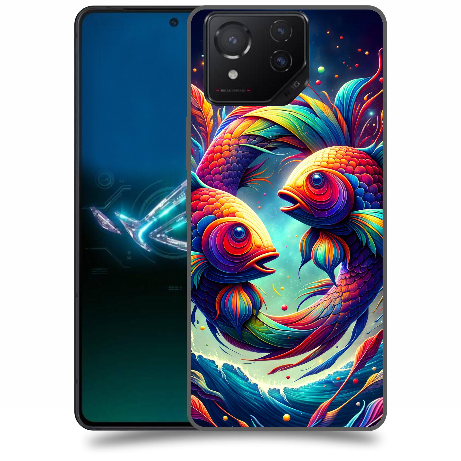ACOVER Kryt na mobil Asus ROG Phone 8 - Ryby