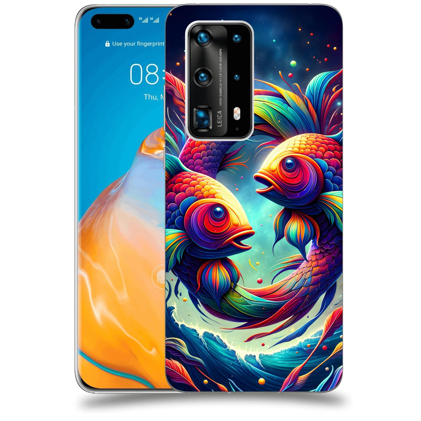 ACOVER Kryt na mobil Huawei P40 Pro - Ryby