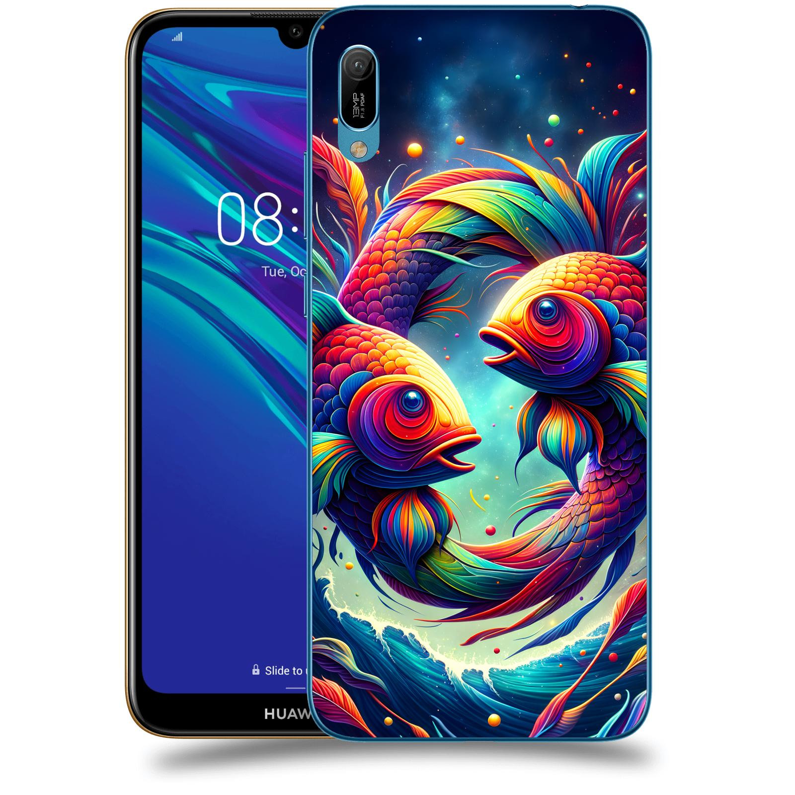 ACOVER Kryt na mobil Huawei Y6 2019 - Ryby