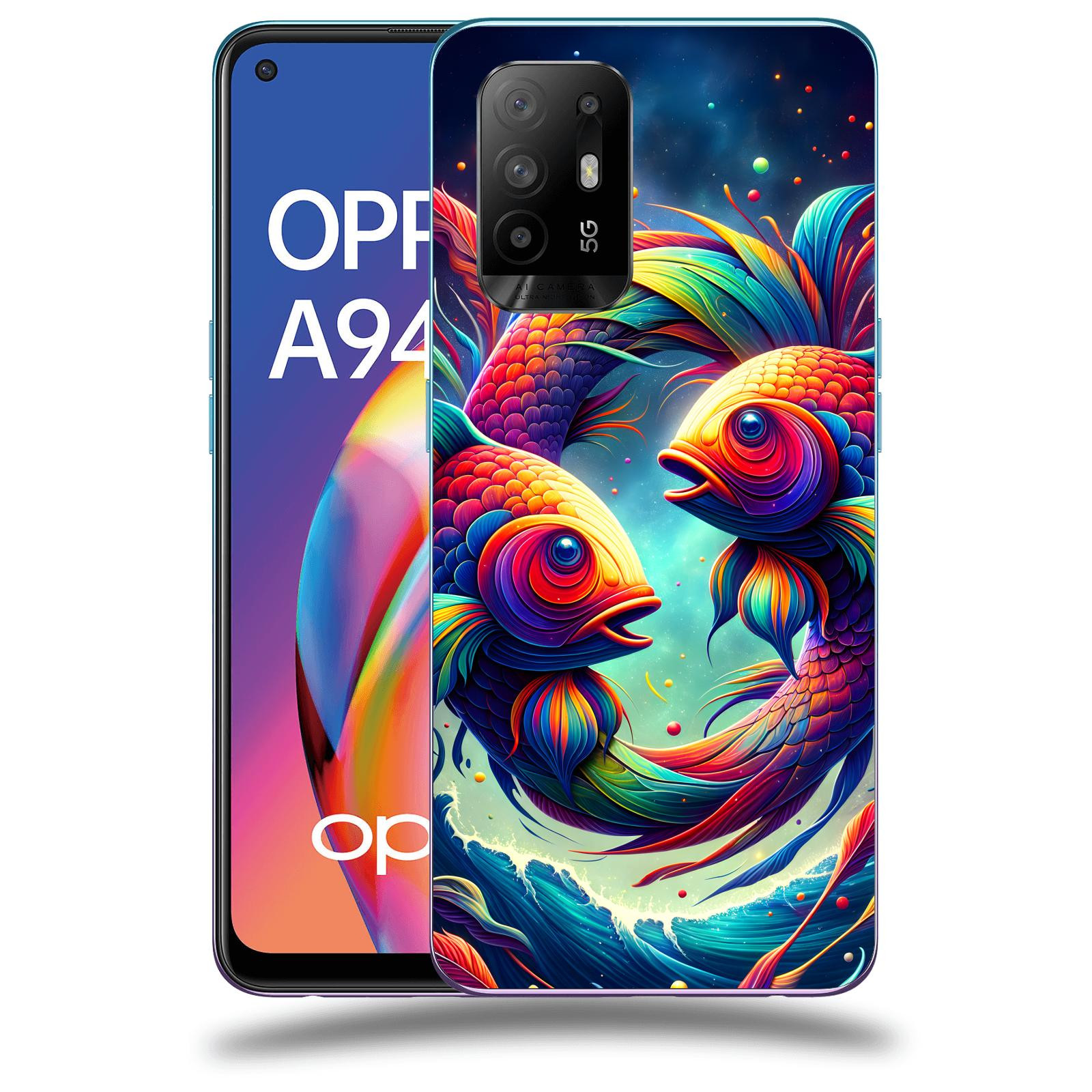 ACOVER Kryt na mobil OPPO A94 5G - Ryby