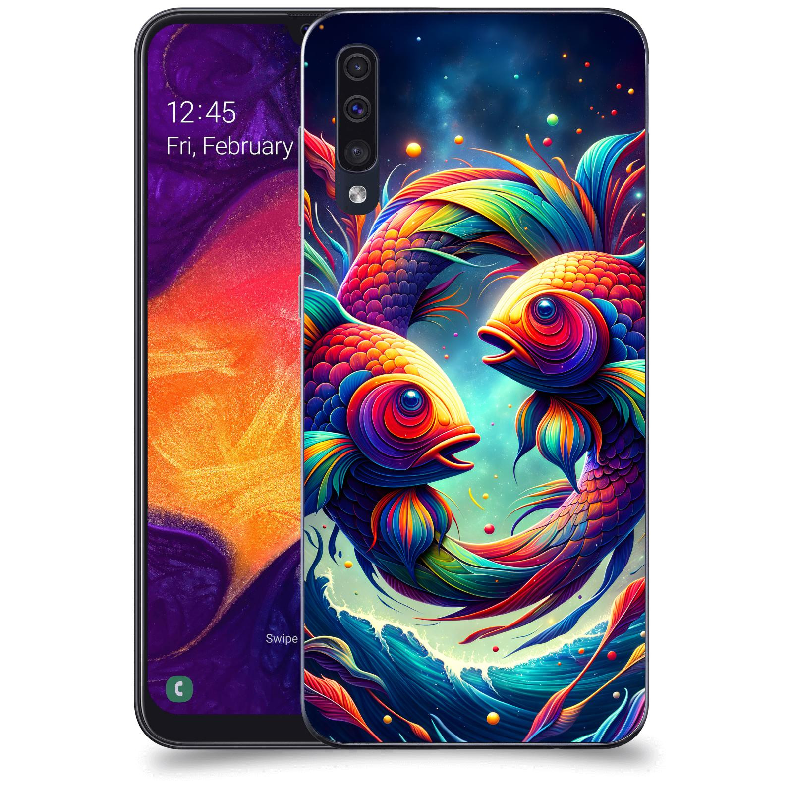 ACOVER Kryt na mobil Samsung Galaxy A50 A505F - Ryby