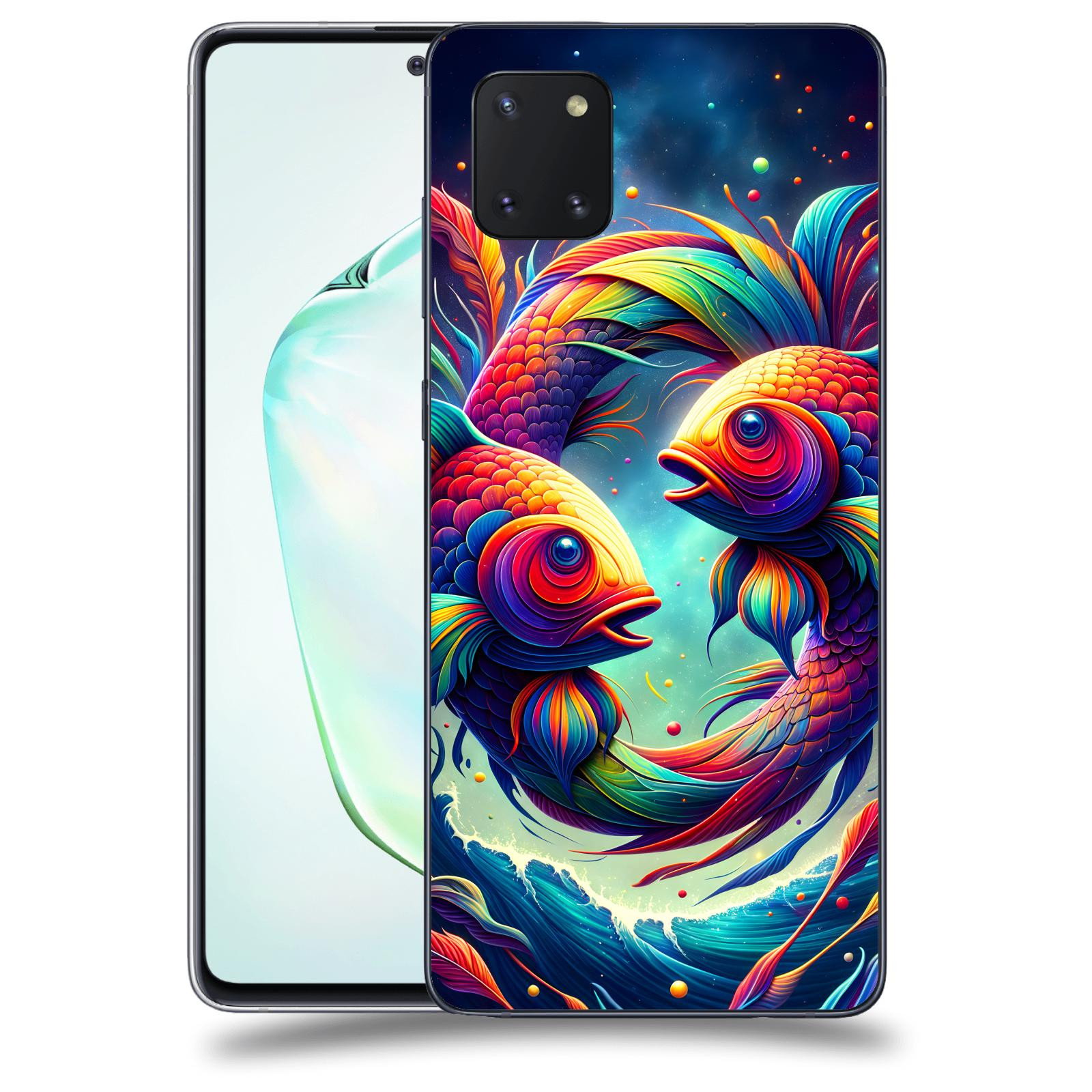 ACOVER Kryt na mobil Samsung Galaxy Note 10 Lite N770F - Ryby