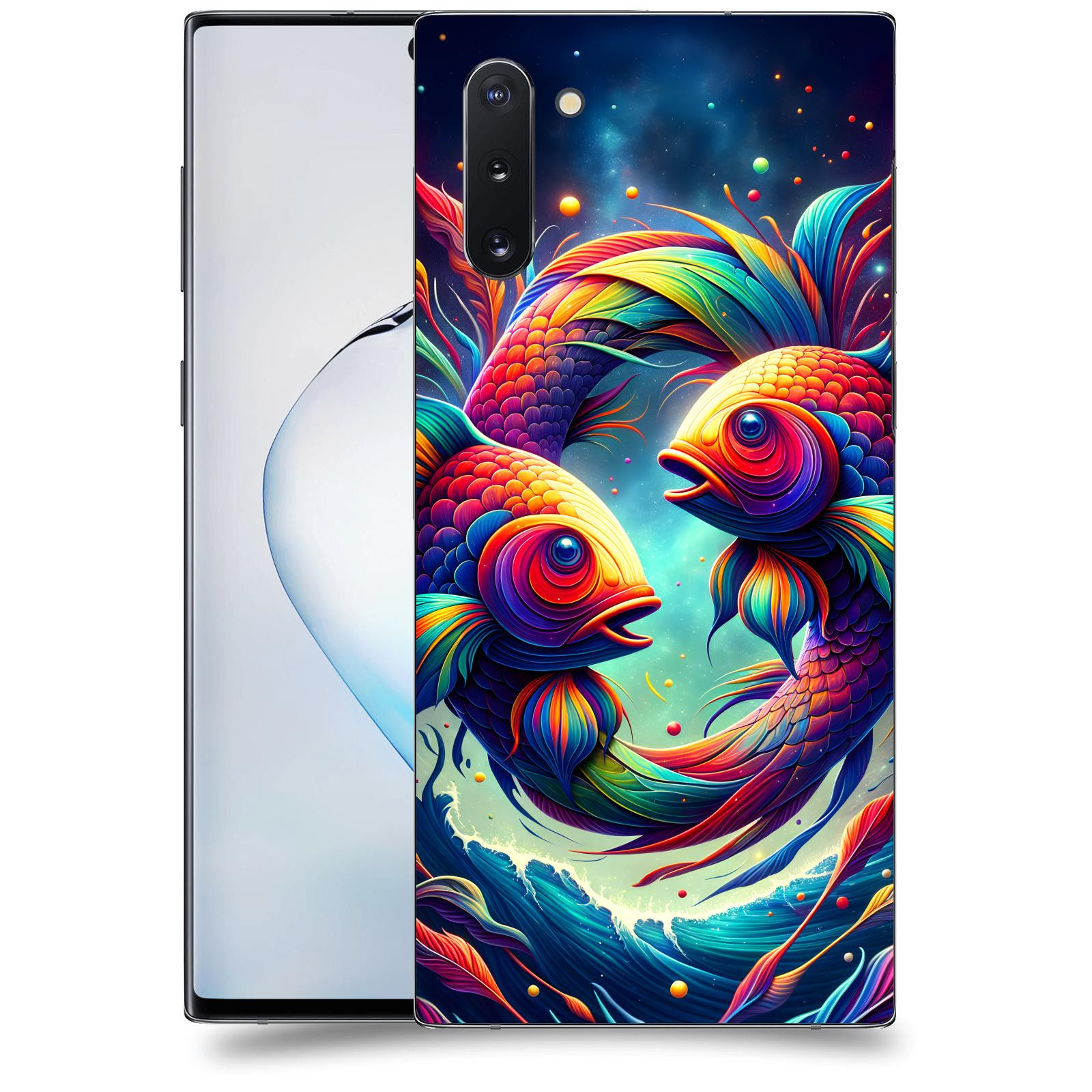 ACOVER Kryt na mobil Samsung Galaxy Note 10 N970F - Ryby