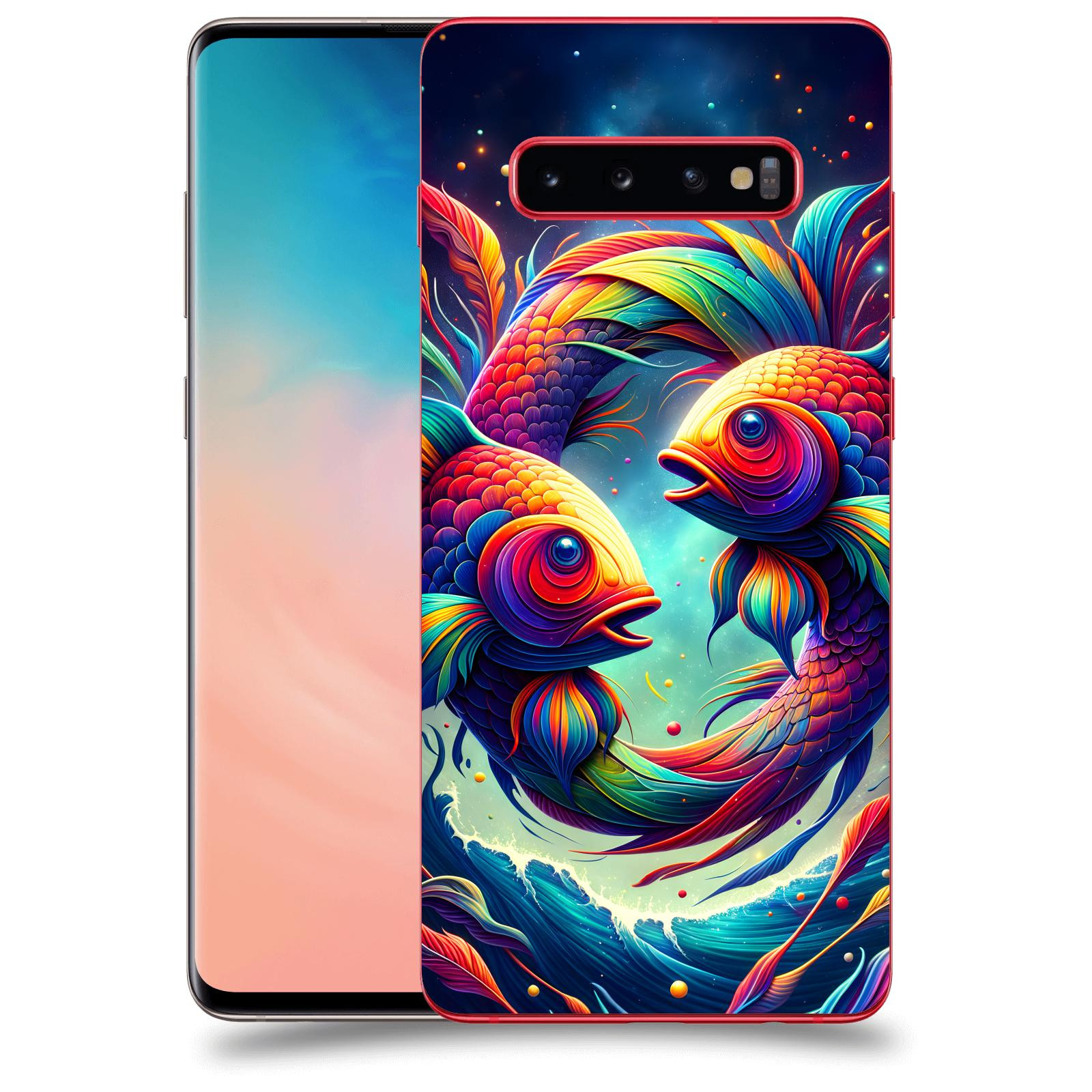 ACOVER Kryt na mobil Samsung Galaxy S10 Plus G975 - Ryby