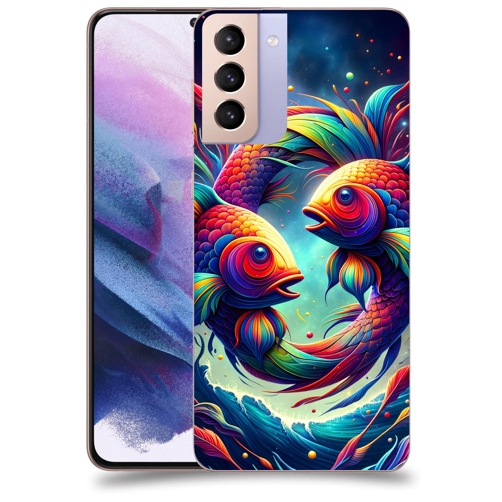 ACOVER Kryt na mobil Samsung Galaxy S21+ G996F - Ryby