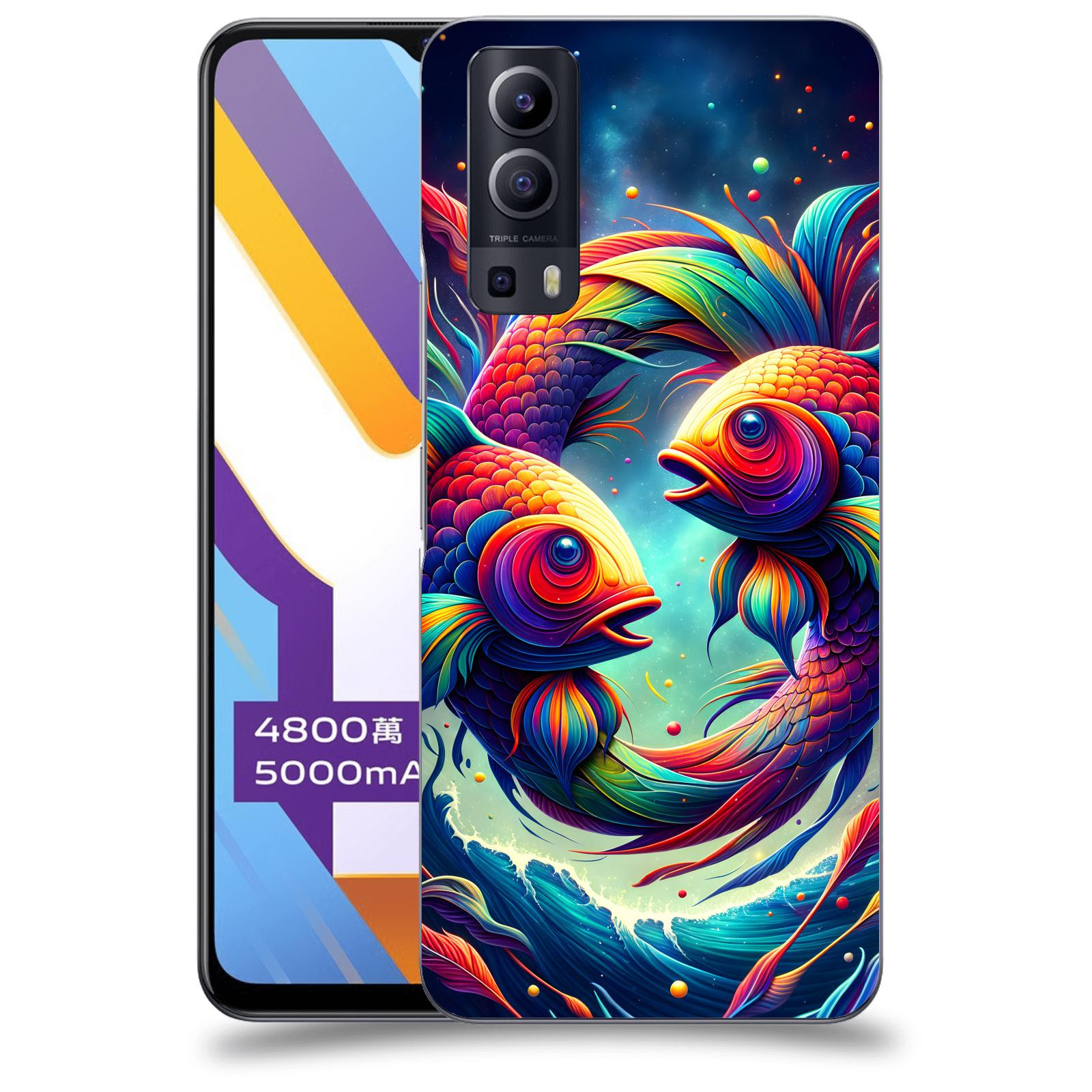ACOVER Kryt na mobil Vivo Y52 5G - Ryby