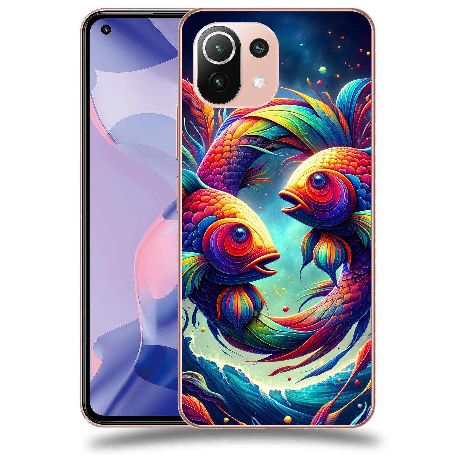 ACOVER Kryt na mobil Xiaomi 11 Lite 5G NE - Ryby