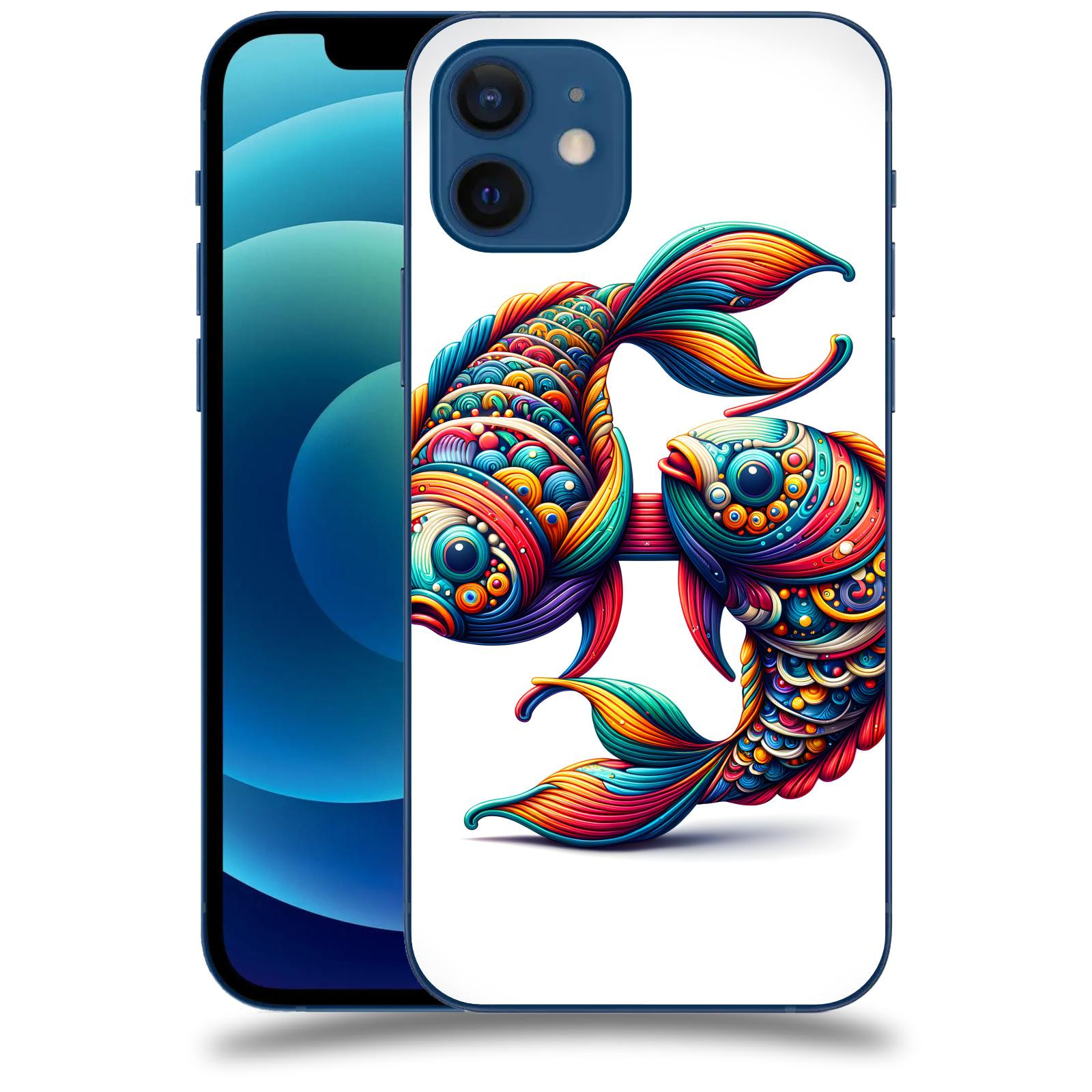 ACOVER Kryt na mobil Apple iPhone 12 - Ryby 2