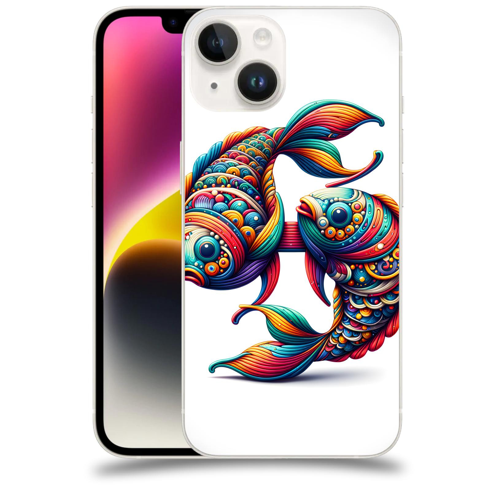 ACOVER Kryt na mobil Apple iPhone 14 - Ryby 2
