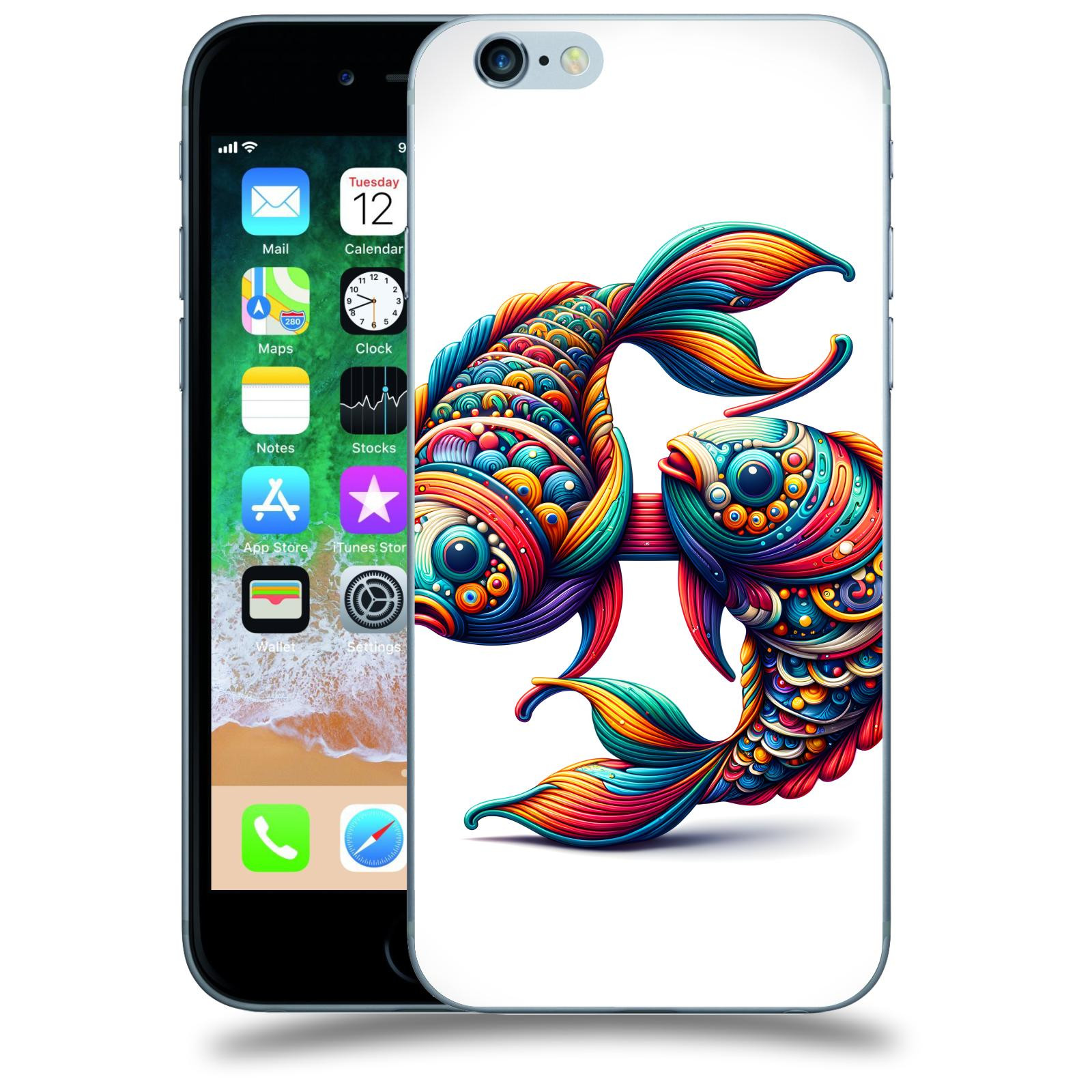 ACOVER Kryt na mobil Apple iPhone 6/6S - Ryby 2