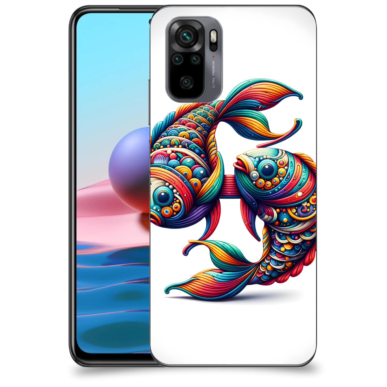 ACOVER Kryt na mobil Xiaomi Redmi Note 10 - Ryby 2