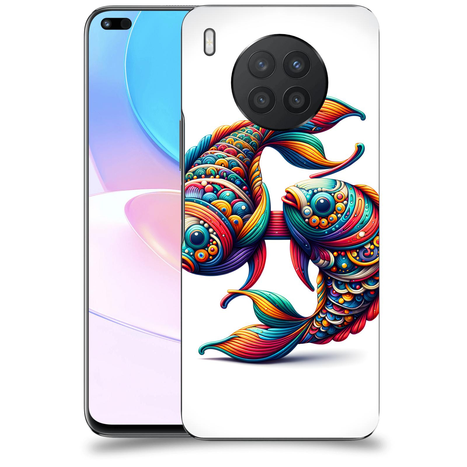 ACOVER Kryt na mobil Honor 50 Lite - Ryby 2