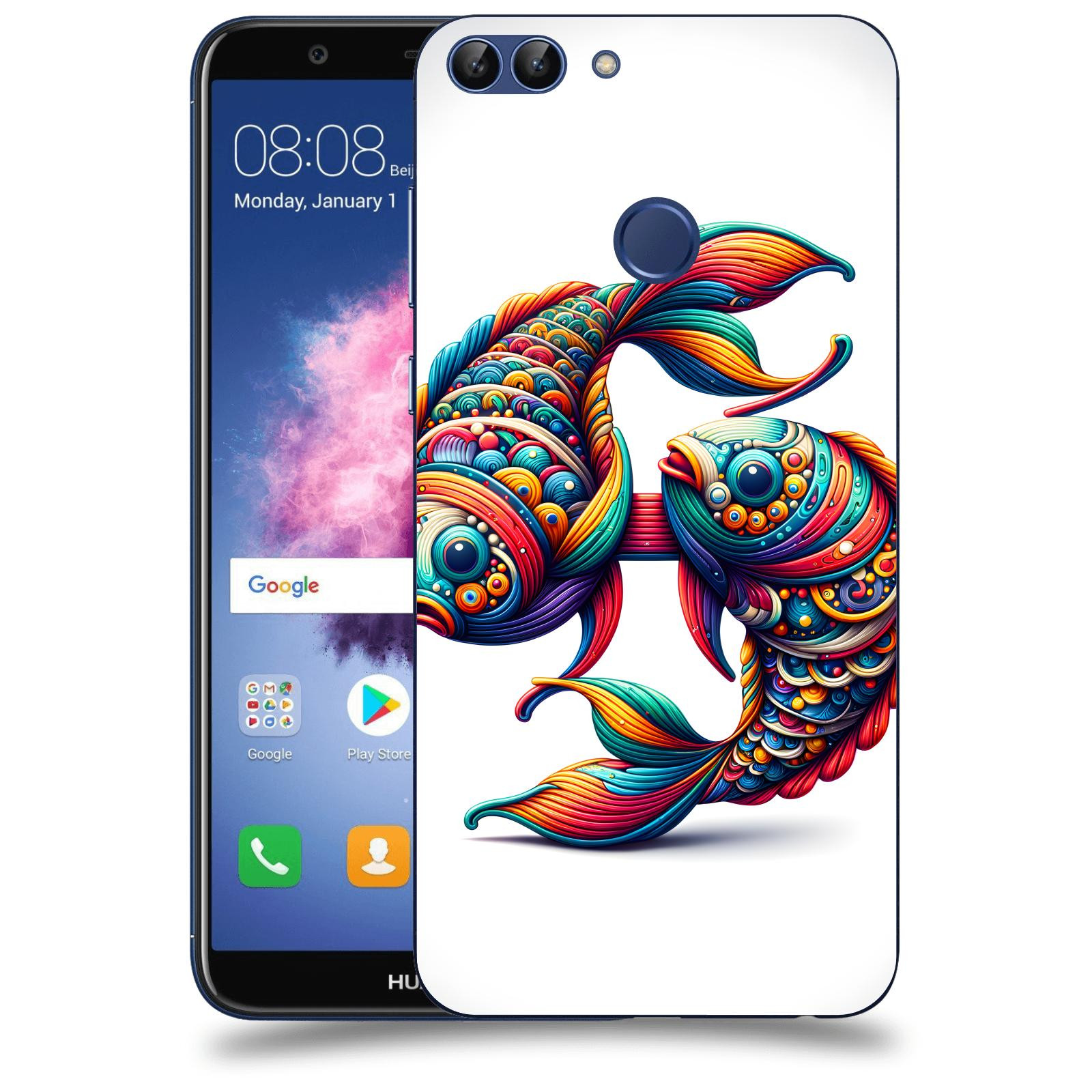 ACOVER Kryt na mobil Huawei P Smart - Ryby 2