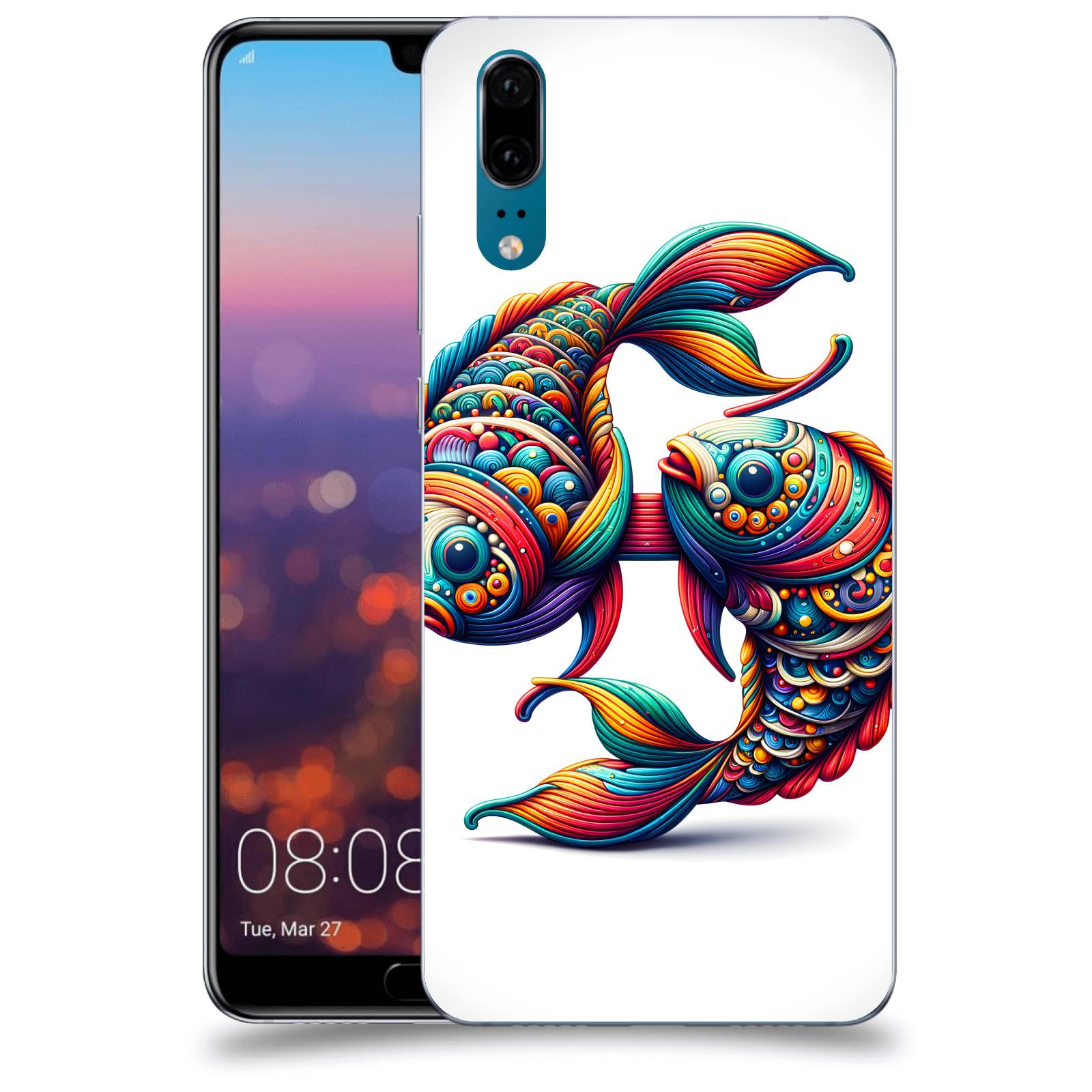 ACOVER Kryt na mobil Huawei P20 - Ryby 2