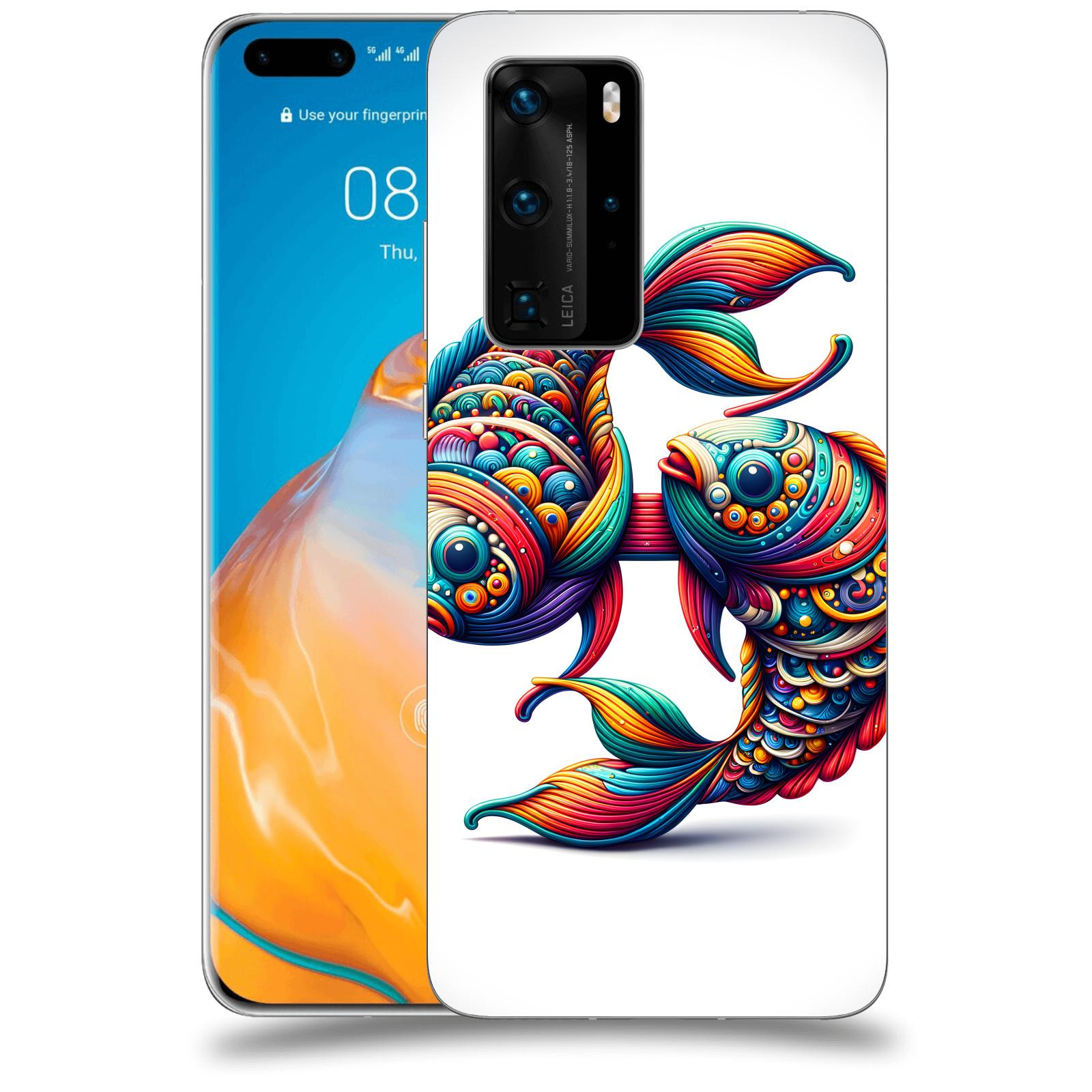 ACOVER Kryt na mobil Huawei P40 - Ryby 2
