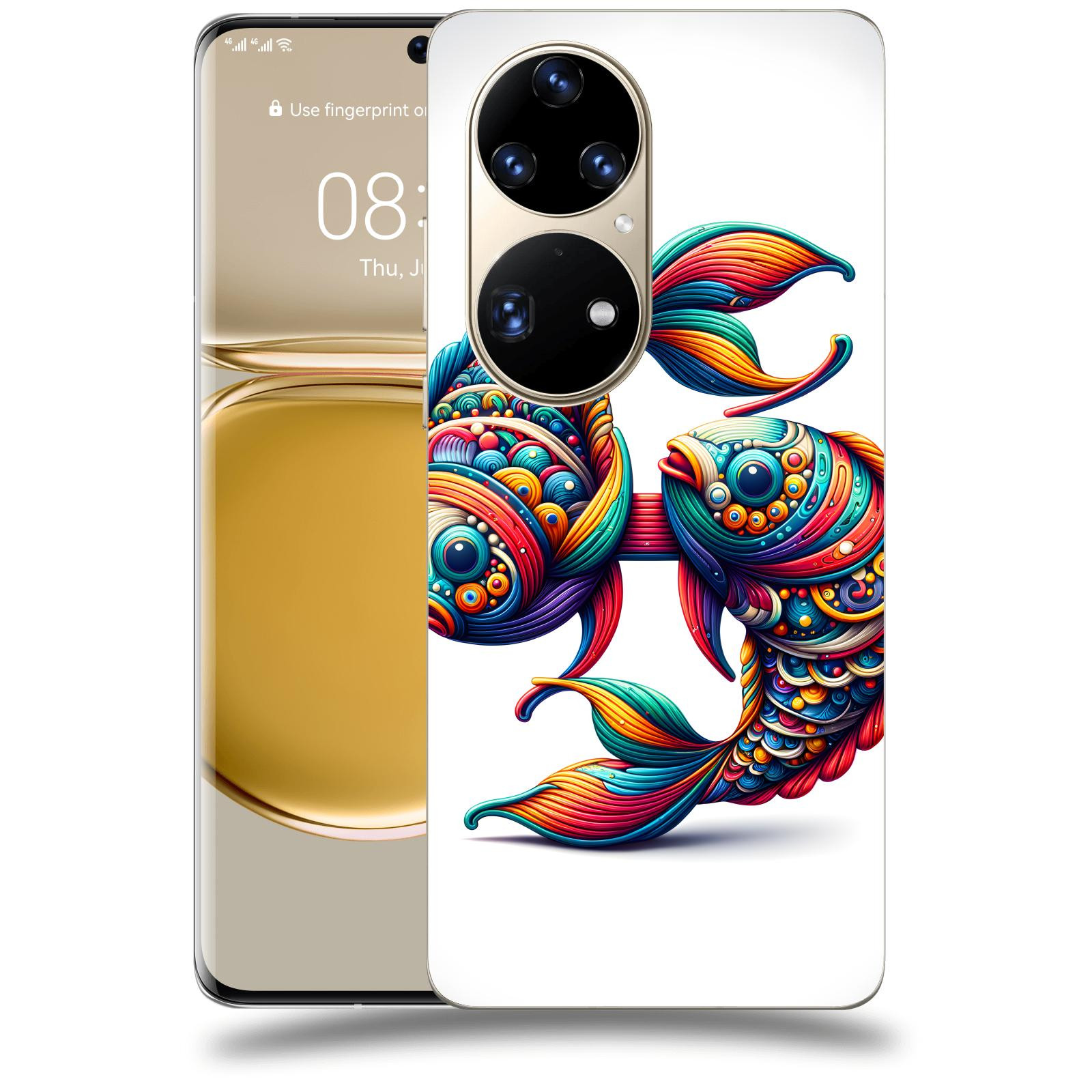 ACOVER Kryt na mobil Huawei P50 - Ryby 2