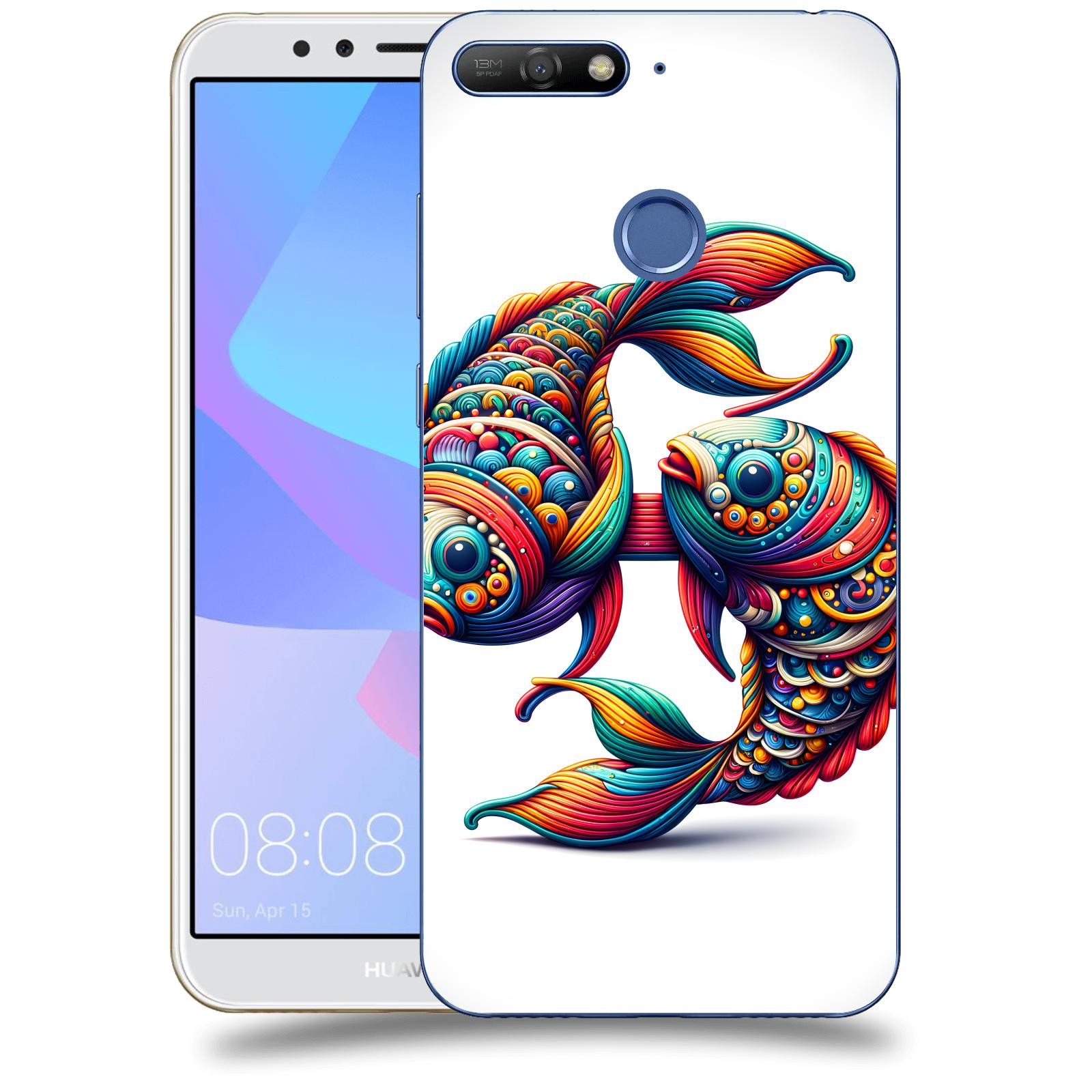 ACOVER Kryt na mobil Huawei Y6 Prime 2018 - Ryby 2
