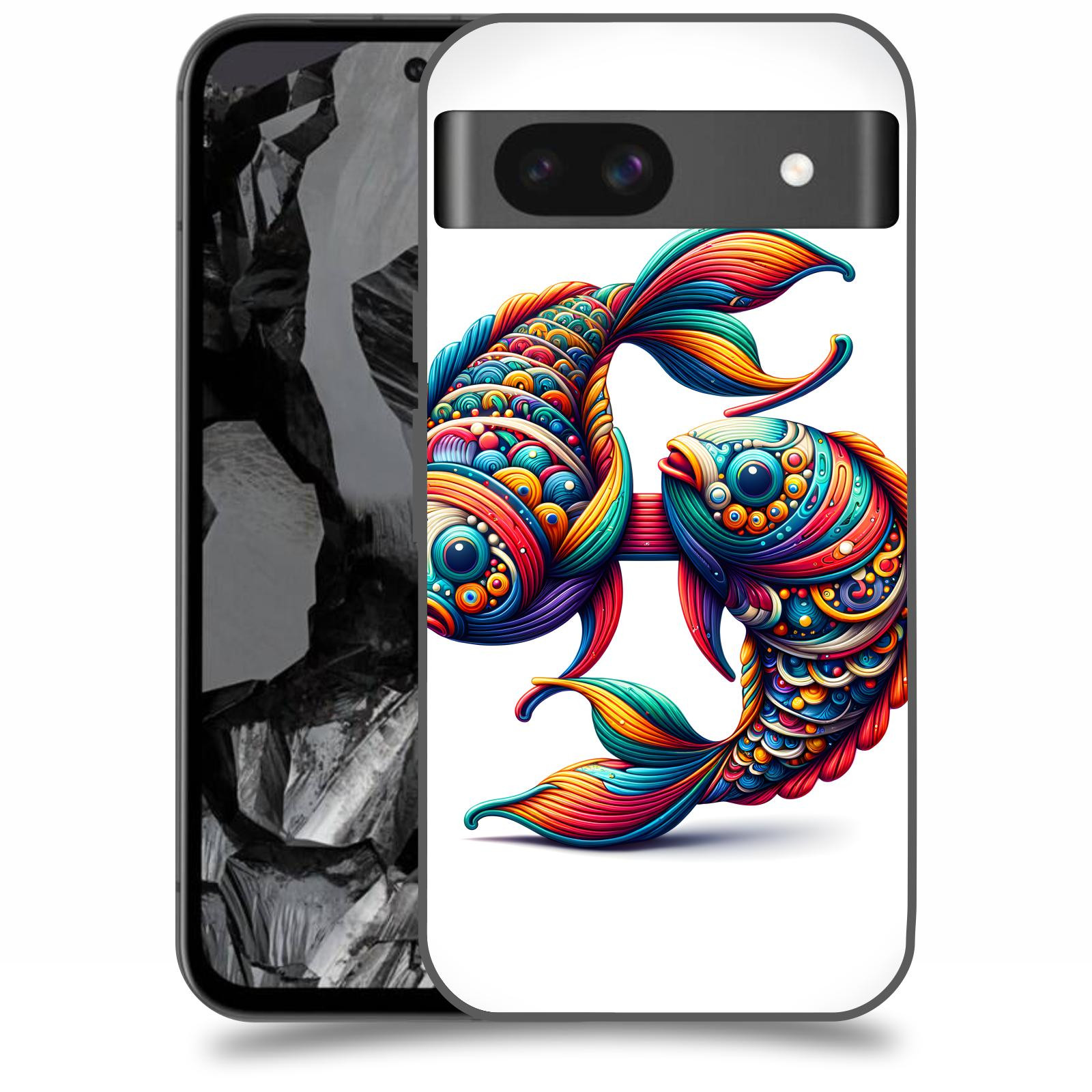 ACOVER Kryt na mobil Google Pixel 8A - Ryby 2