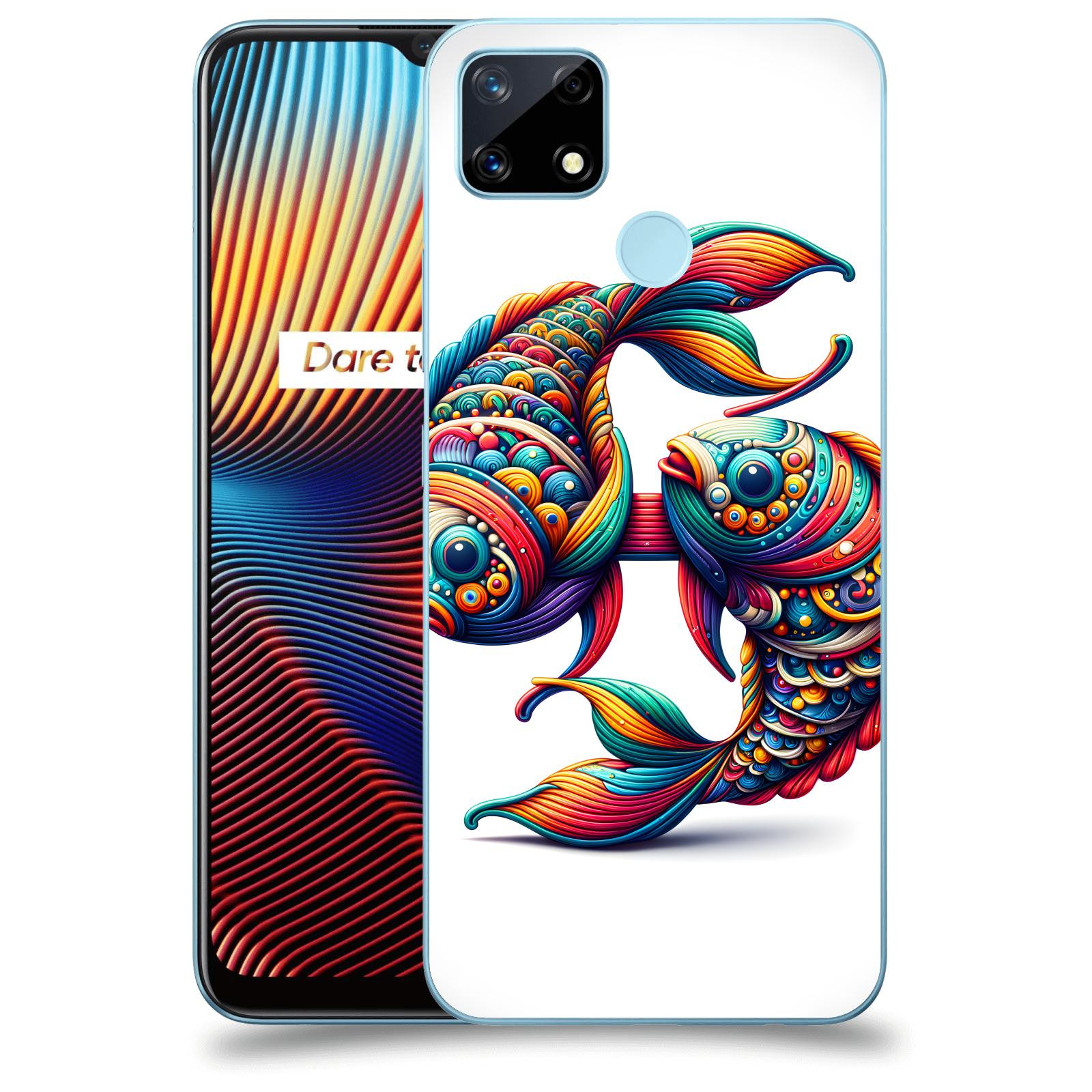 ACOVER Kryt na mobil Realme 7i - Ryby 2