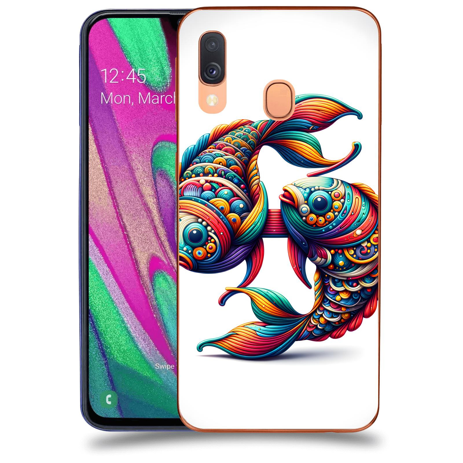 ACOVER Kryt na mobil Samsung Galaxy A40 A405F - Ryby 2