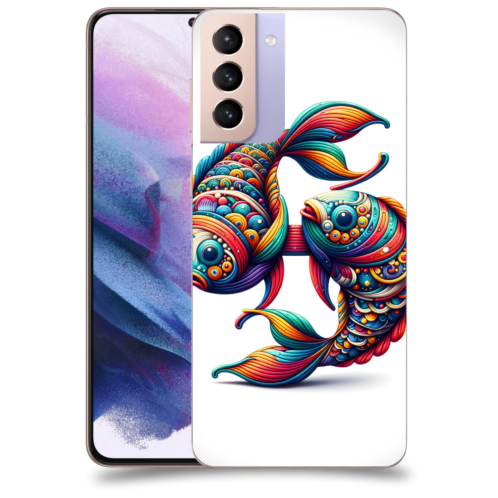 ACOVER Kryt na mobil Samsung Galaxy S21+ G996F - Ryby 2