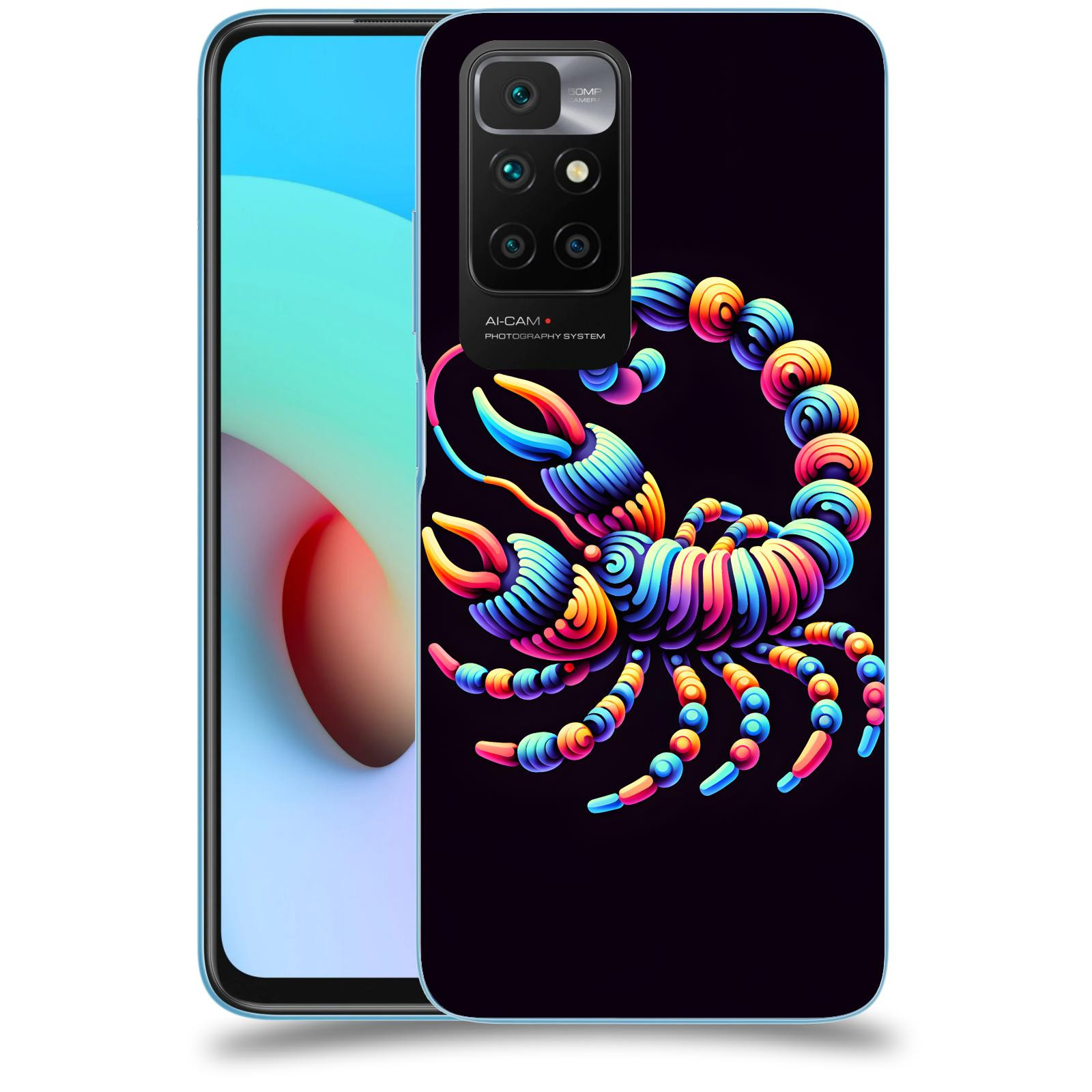 ACOVER Kryt na mobil Xiaomi Redmi 10 - Štír 2