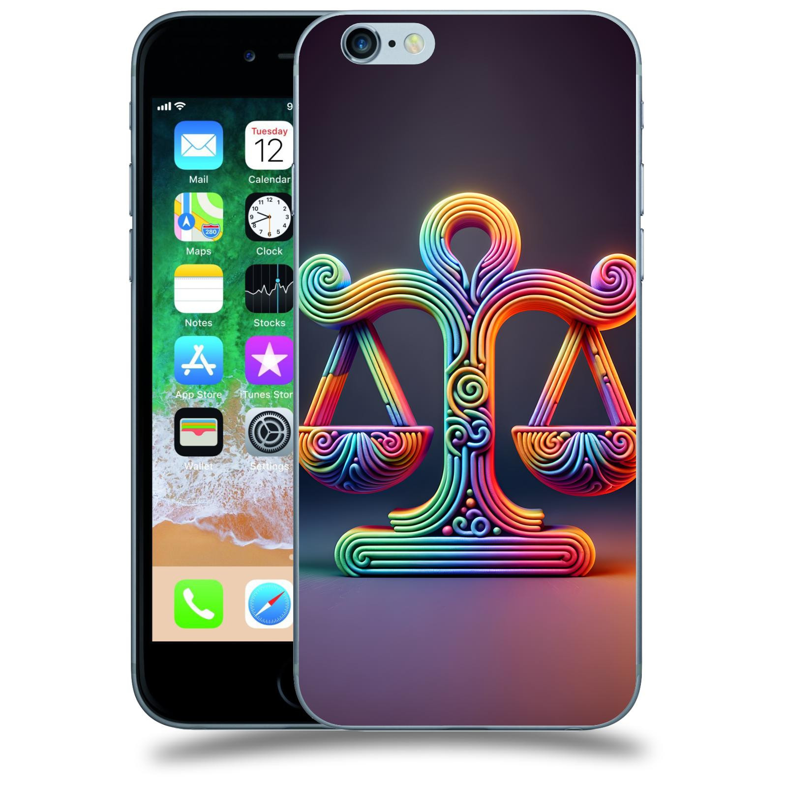 ACOVER Kryt na mobil Apple iPhone 6/6S - Váhy