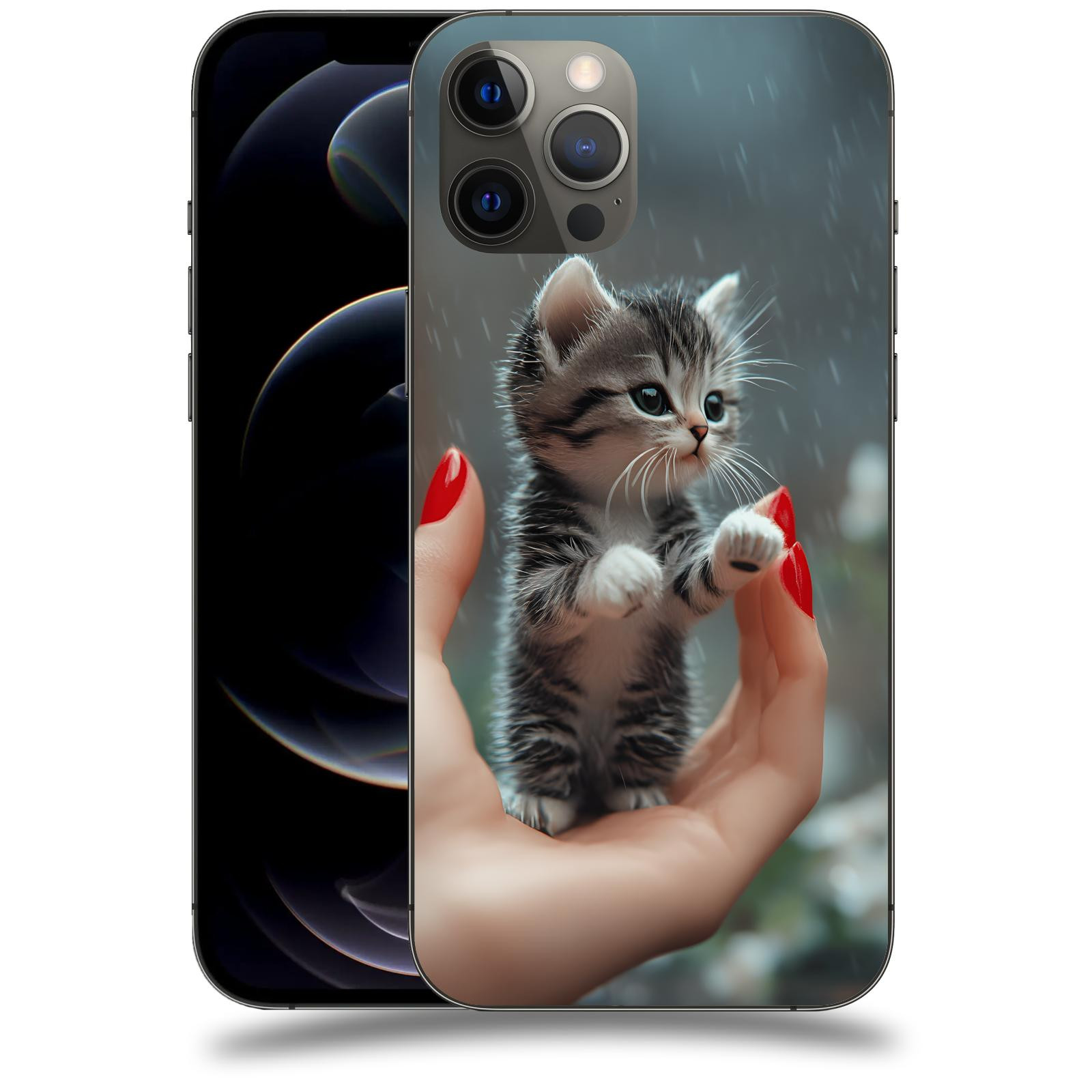 ACOVER Kryt na mobil Apple iPhone 12 Pro Max - Koťátko