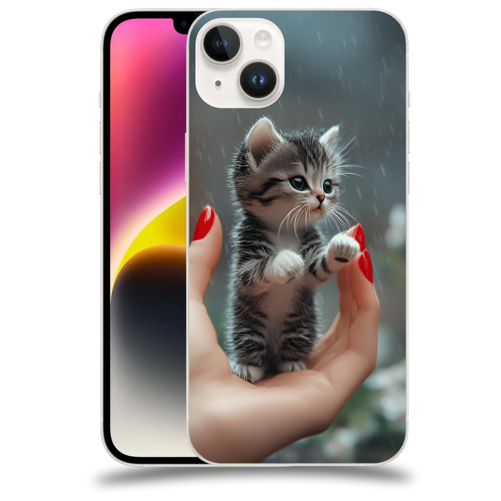 ACOVER Kryt na mobil Apple iPhone 14 Plus - Koťátko