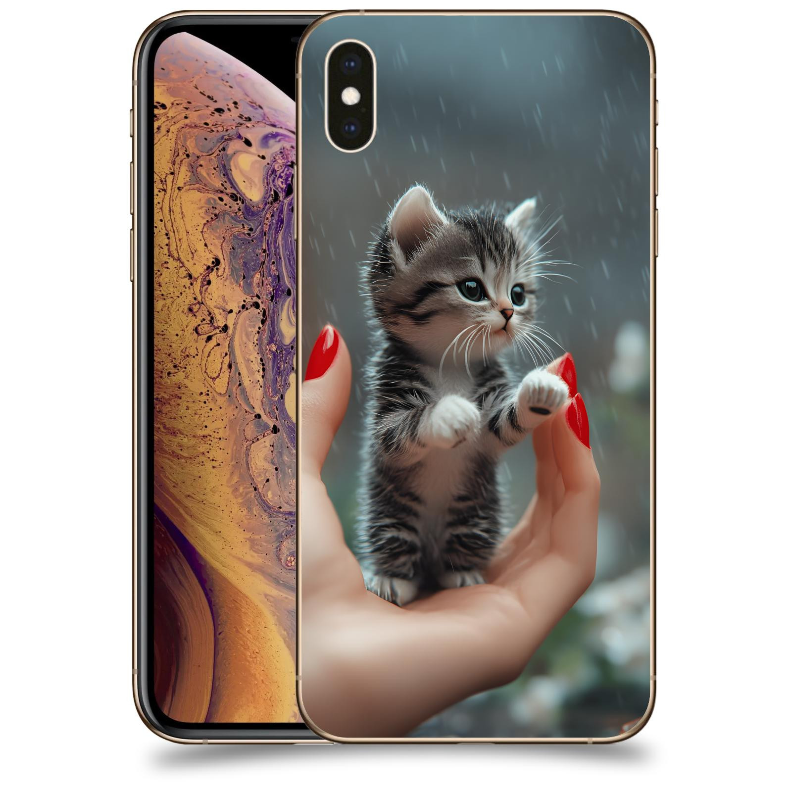 ACOVER Kryt na mobil Apple iPhone XS Max - Koťátko
