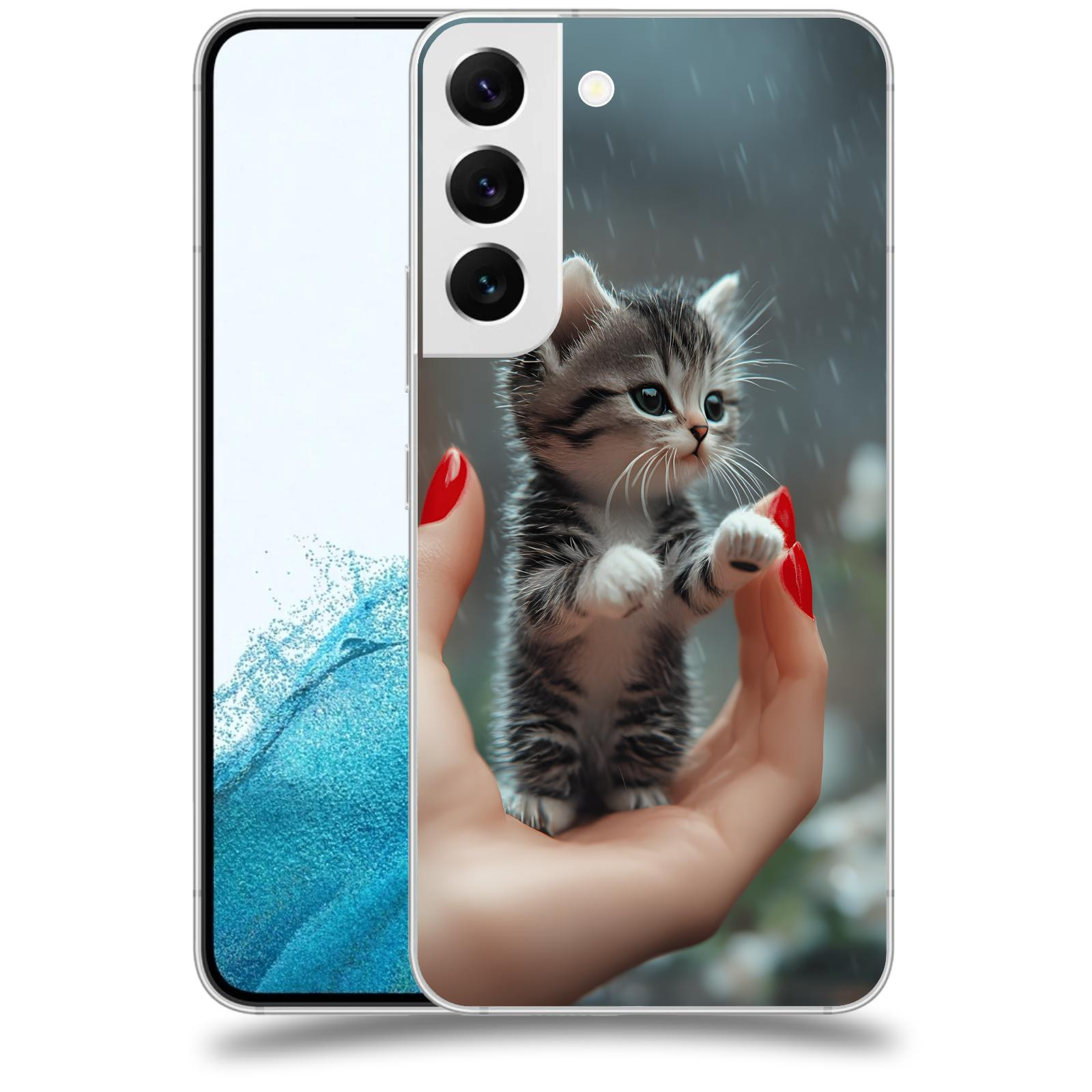ACOVER Kryt na mobil Samsung Galaxy S22 5G - Koťátko
