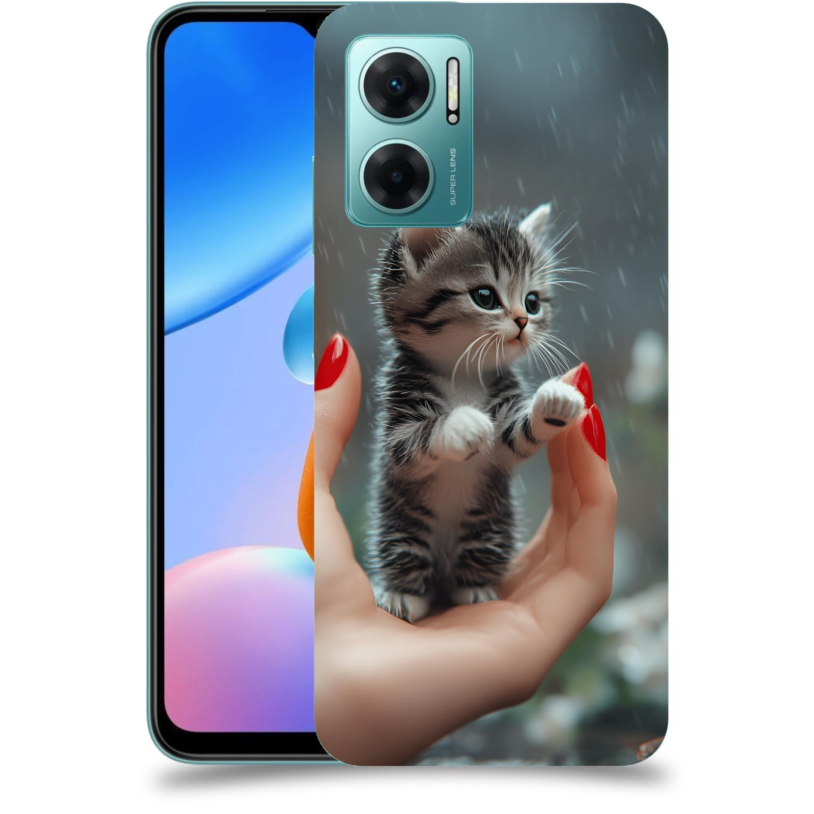ACOVER Kryt na mobil Xiaomi Redmi 10 5G - Koťátko
