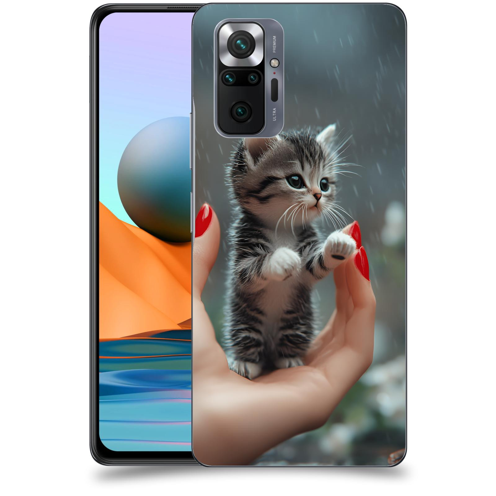 ACOVER Kryt na mobil Xiaomi Redmi Note 10 Pro - Koťátko