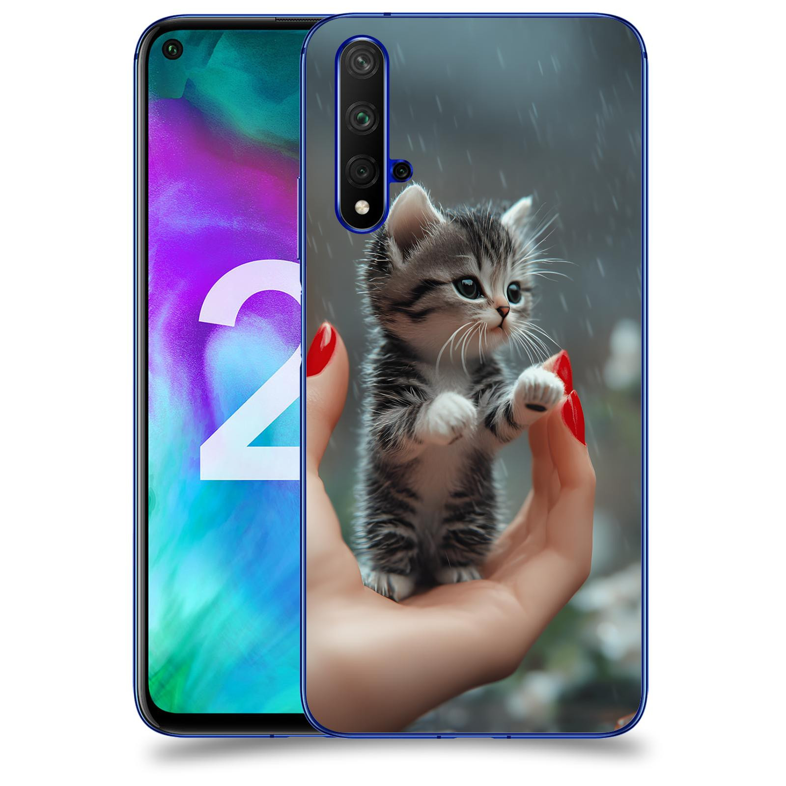 ACOVER Kryt na mobil Honor 20 - Koťátko