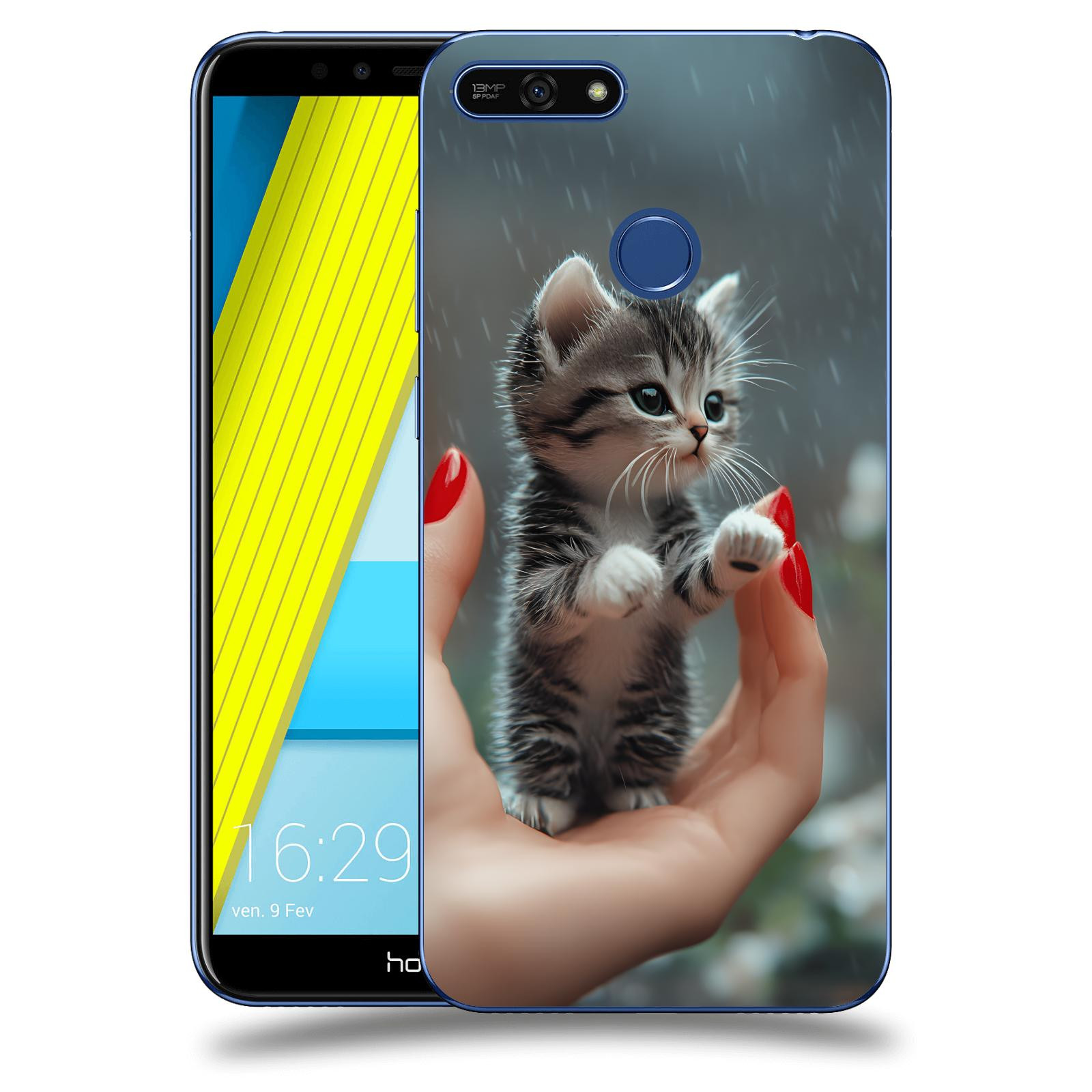 ACOVER Kryt na mobil Honor 7A - Koťátko