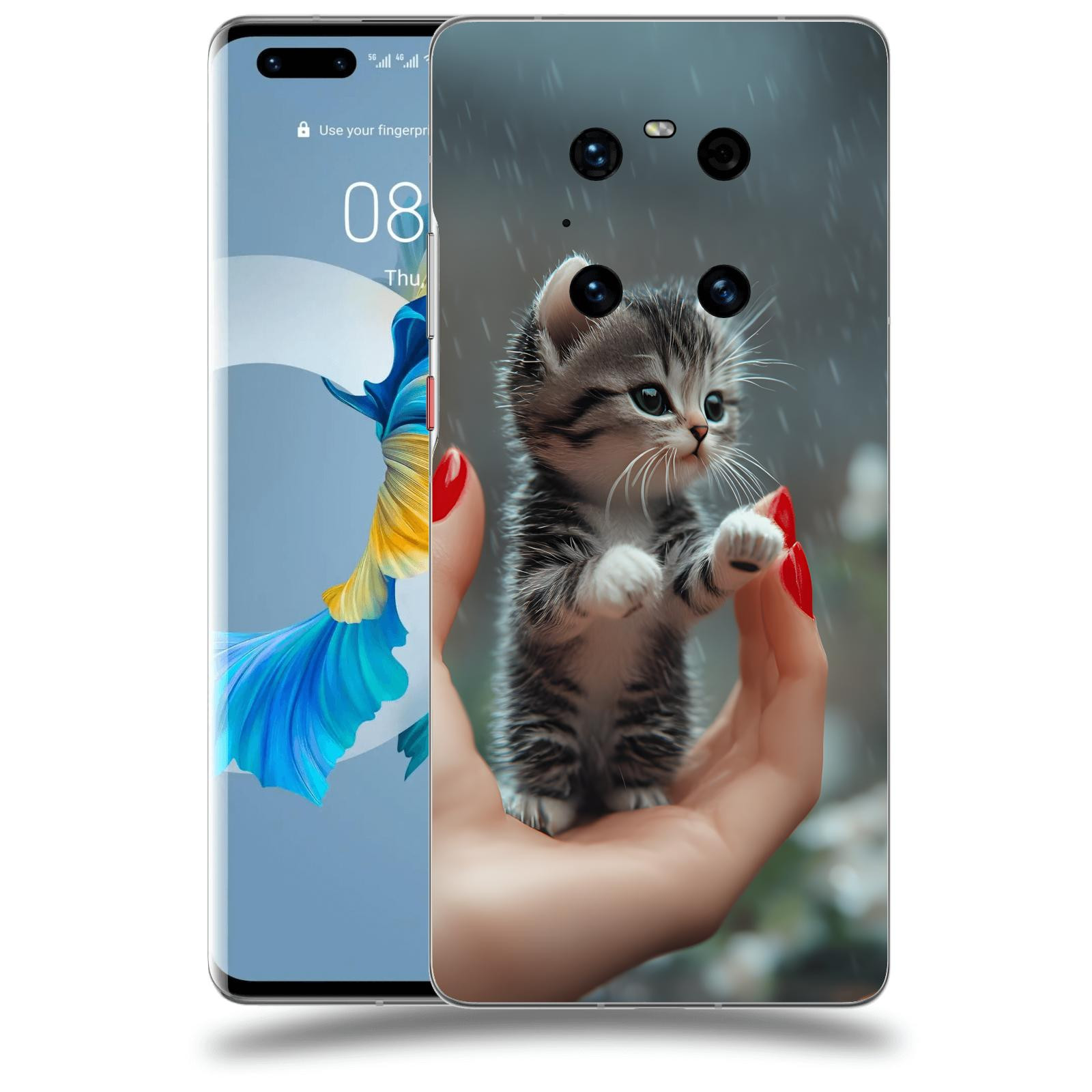 ACOVER Kryt na mobil Huawei Mate 40 Pro - Koťátko