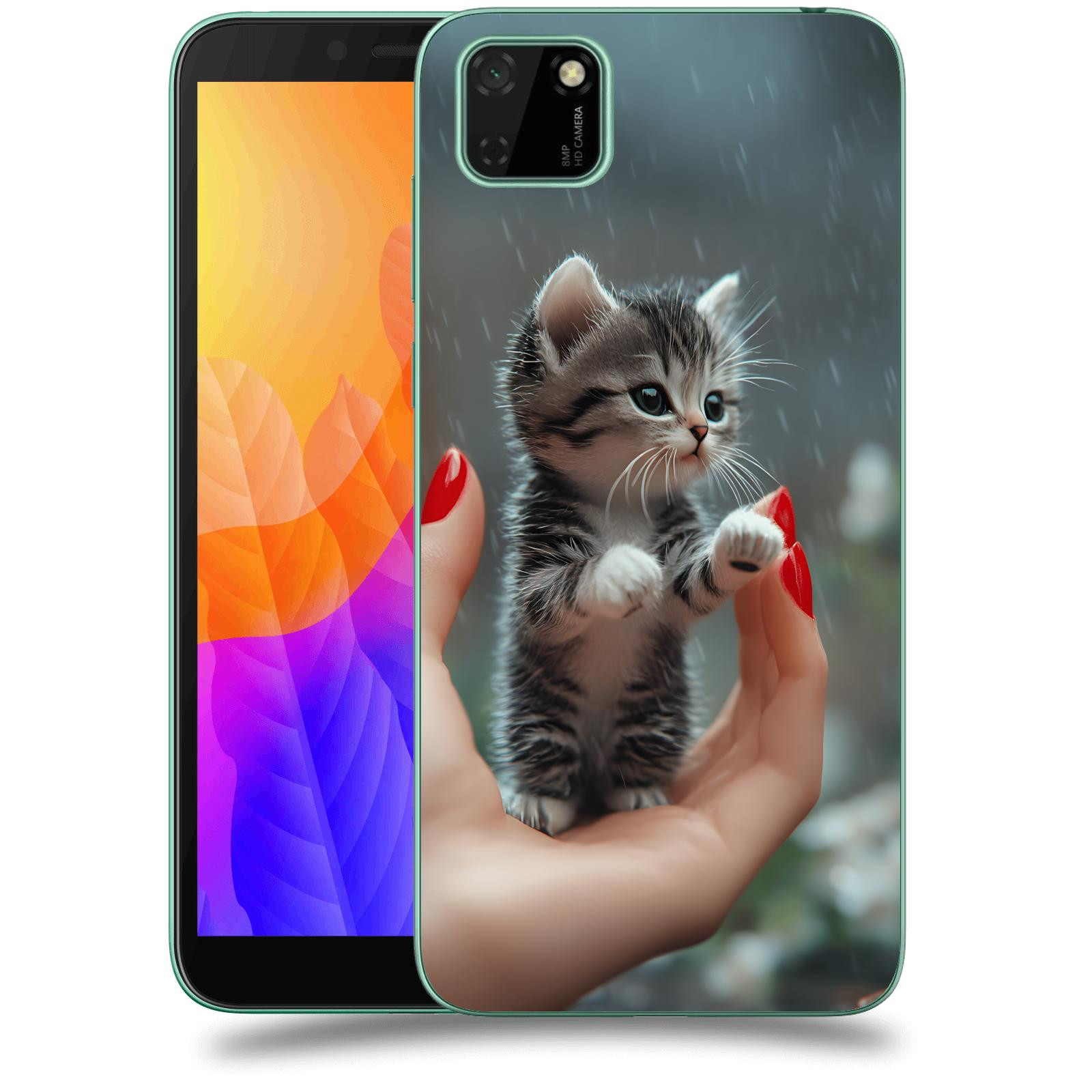 ACOVER Kryt na mobil Huawei Y5P - Koťátko