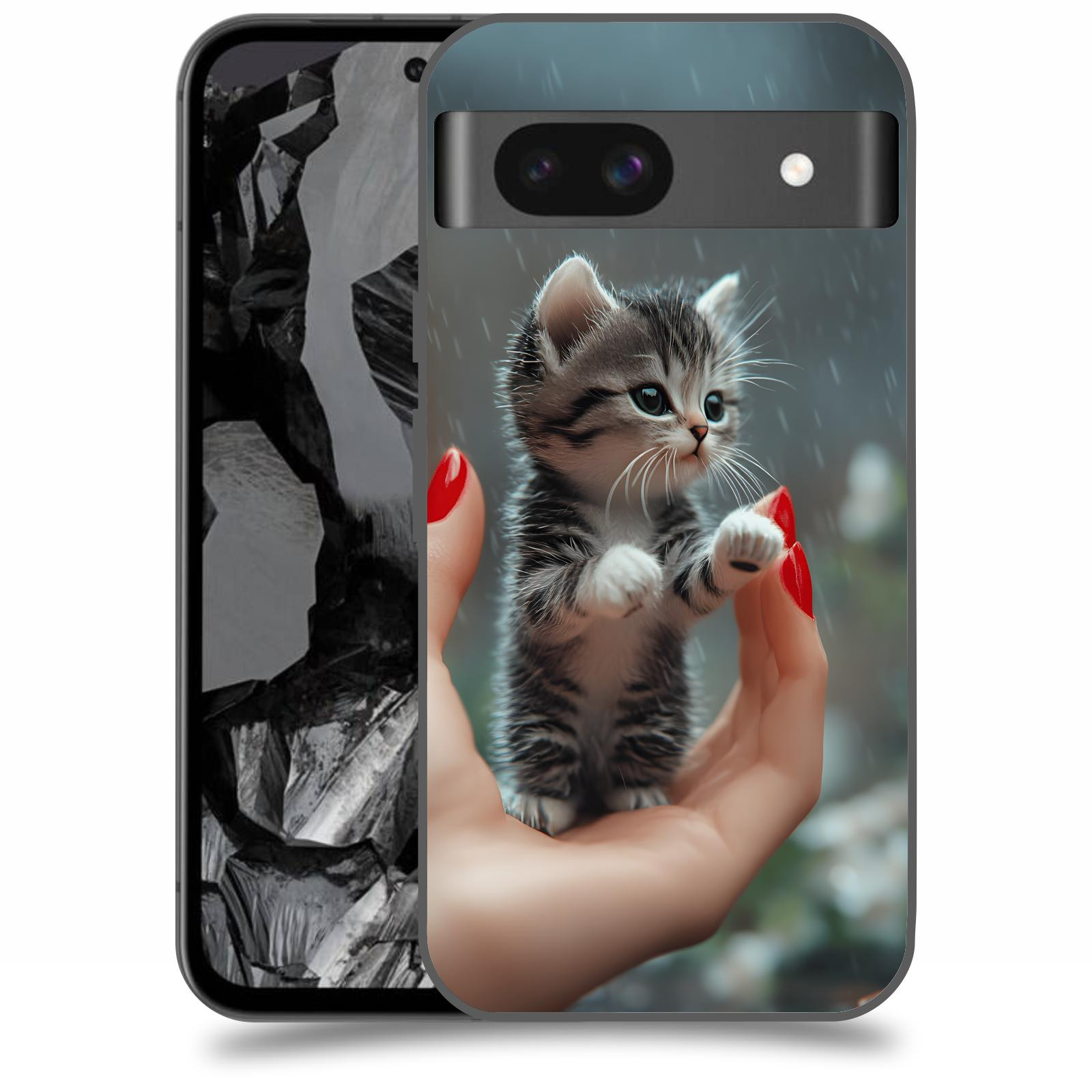 ACOVER Kryt na mobil Google Pixel 8A - Koťátko