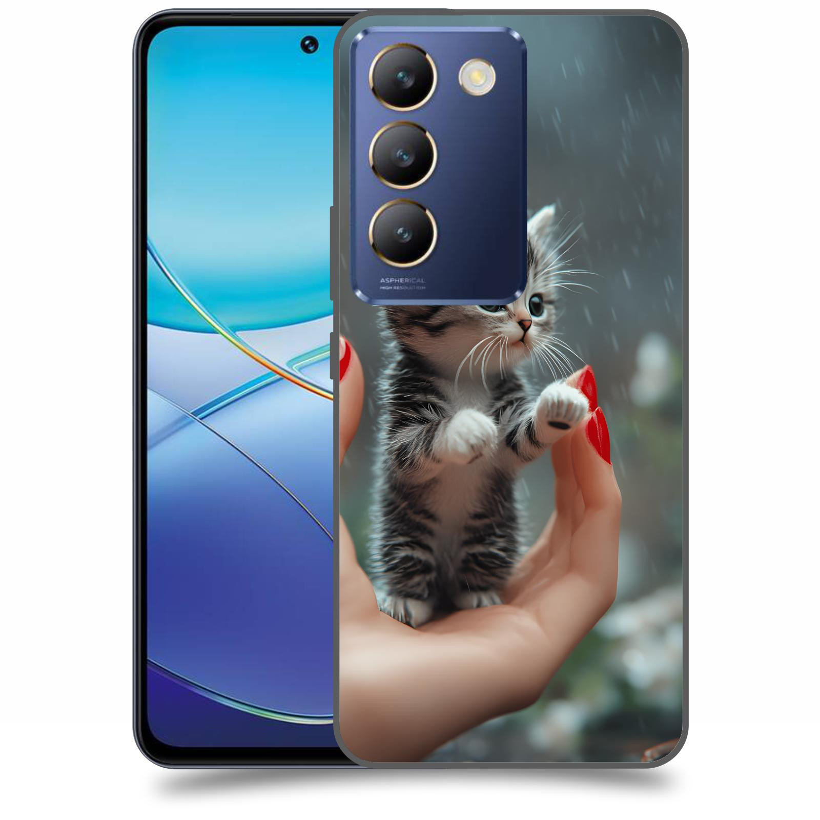ACOVER Kryt na mobil Vivo V40SE - Koťátko