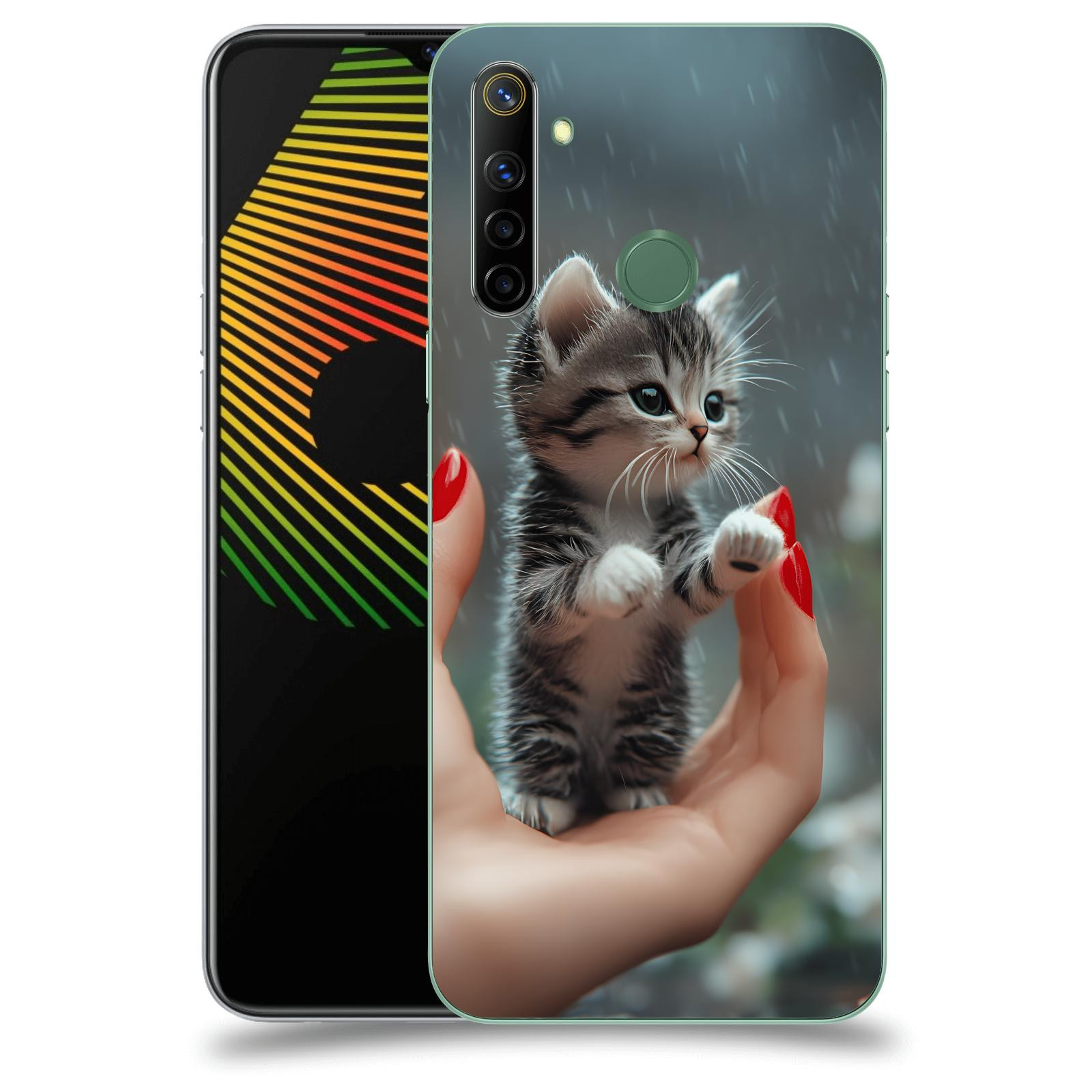 ACOVER Kryt na mobil Realme 6i - Koťátko
