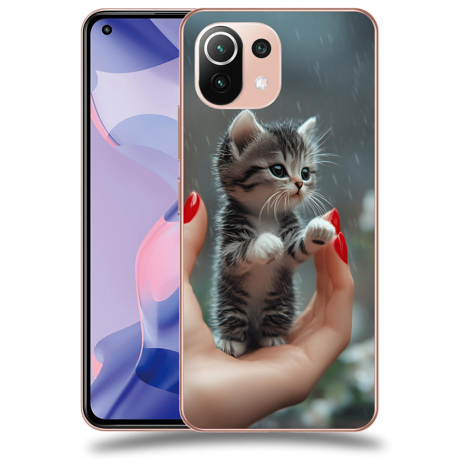 ACOVER Kryt na mobil Xiaomi 11 Lite 5G NE - Koťátko