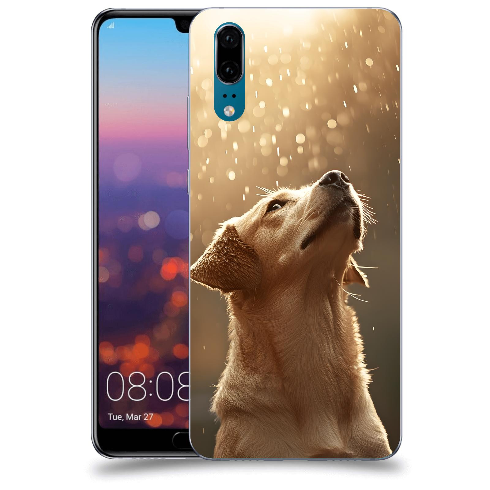 ACOVER Kryt na mobil Huawei P20 - Pes