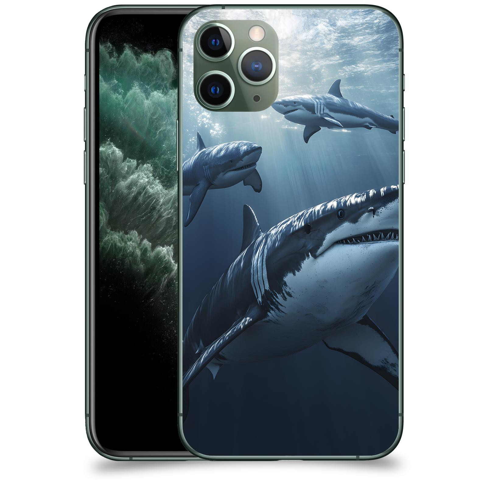 ACOVER Kryt na mobil Apple iPhone 11 Pro - Žraloci