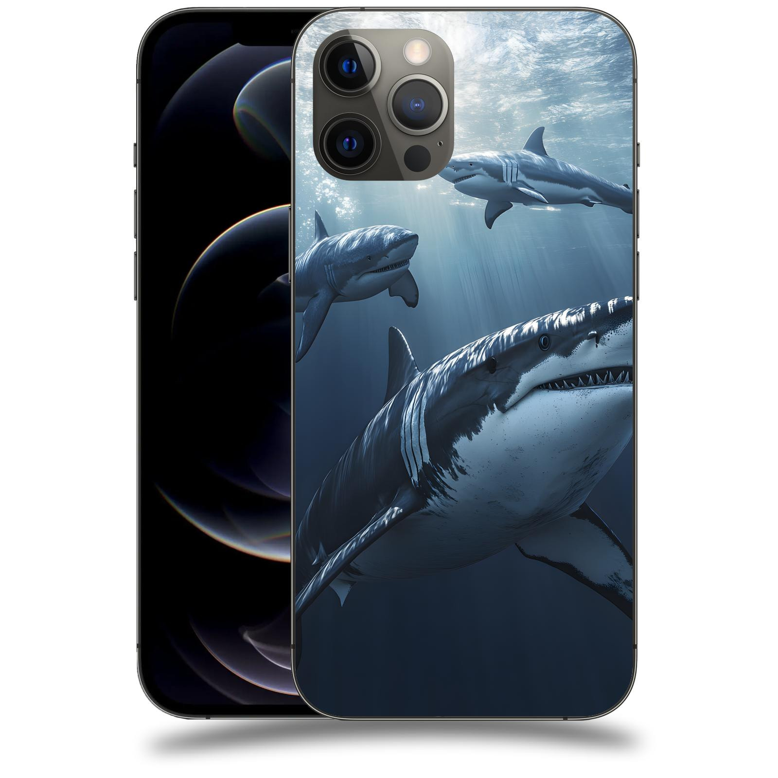 ACOVER Kryt na mobil Apple iPhone 12 Pro Max - Žraloci